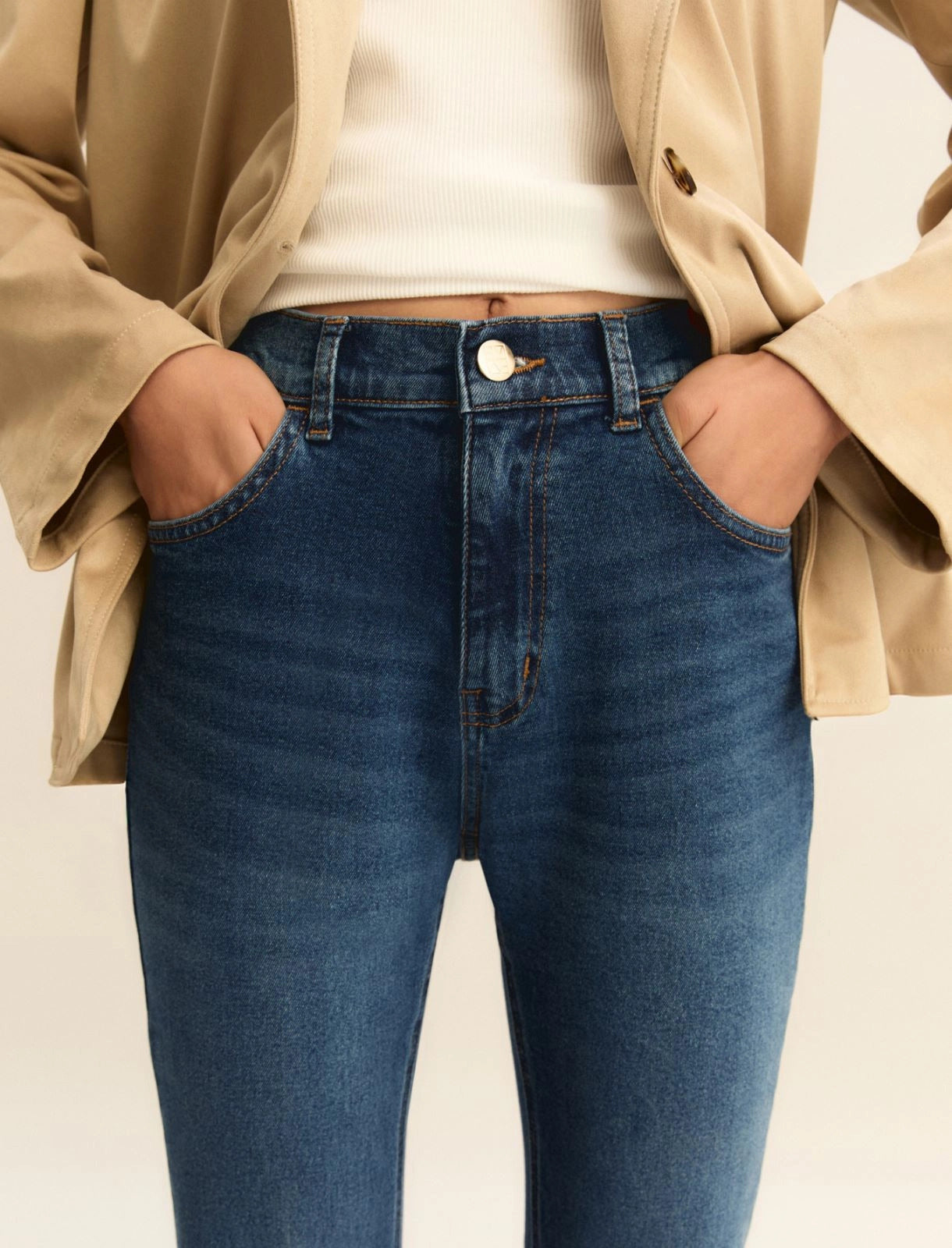 Emme Marella Pantalone Modello Bootcut Blu