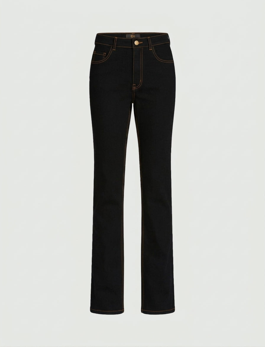 Jeans bootcut - NERO