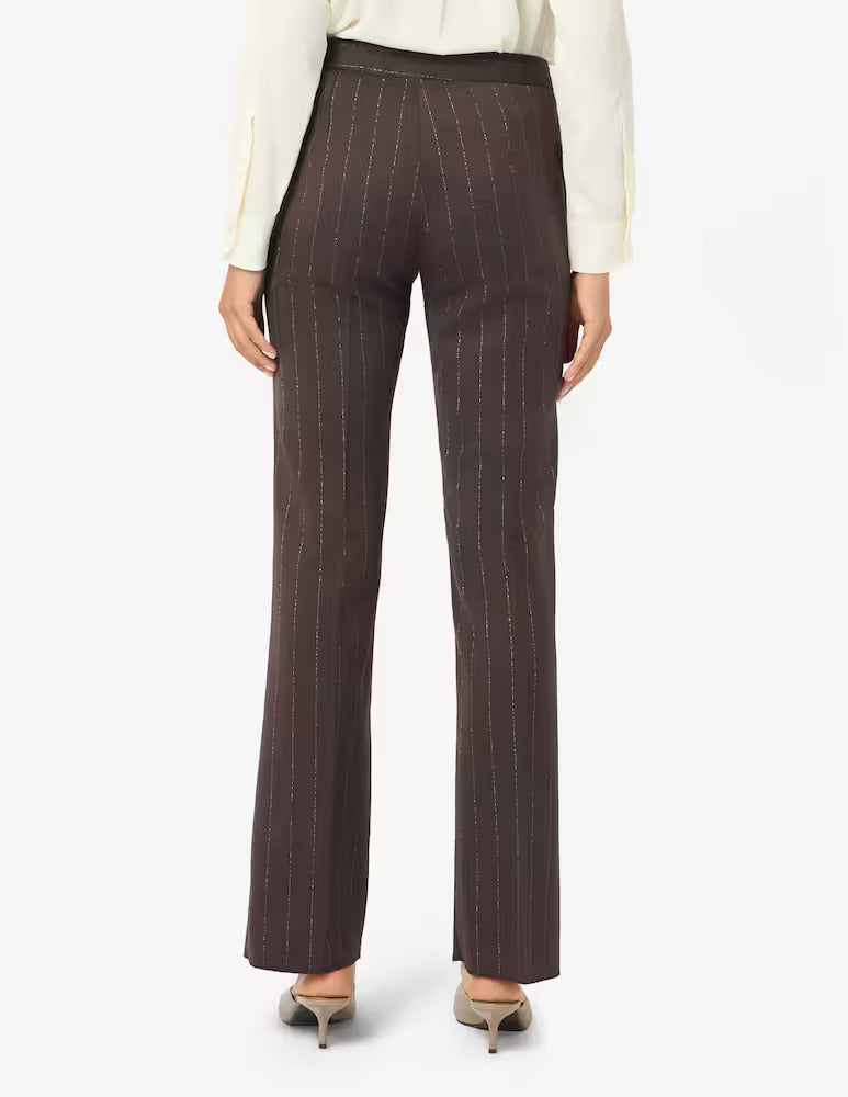 Emme Marella Pantalone da Donna - Comodo - Testa Di Moro - 2625136121200