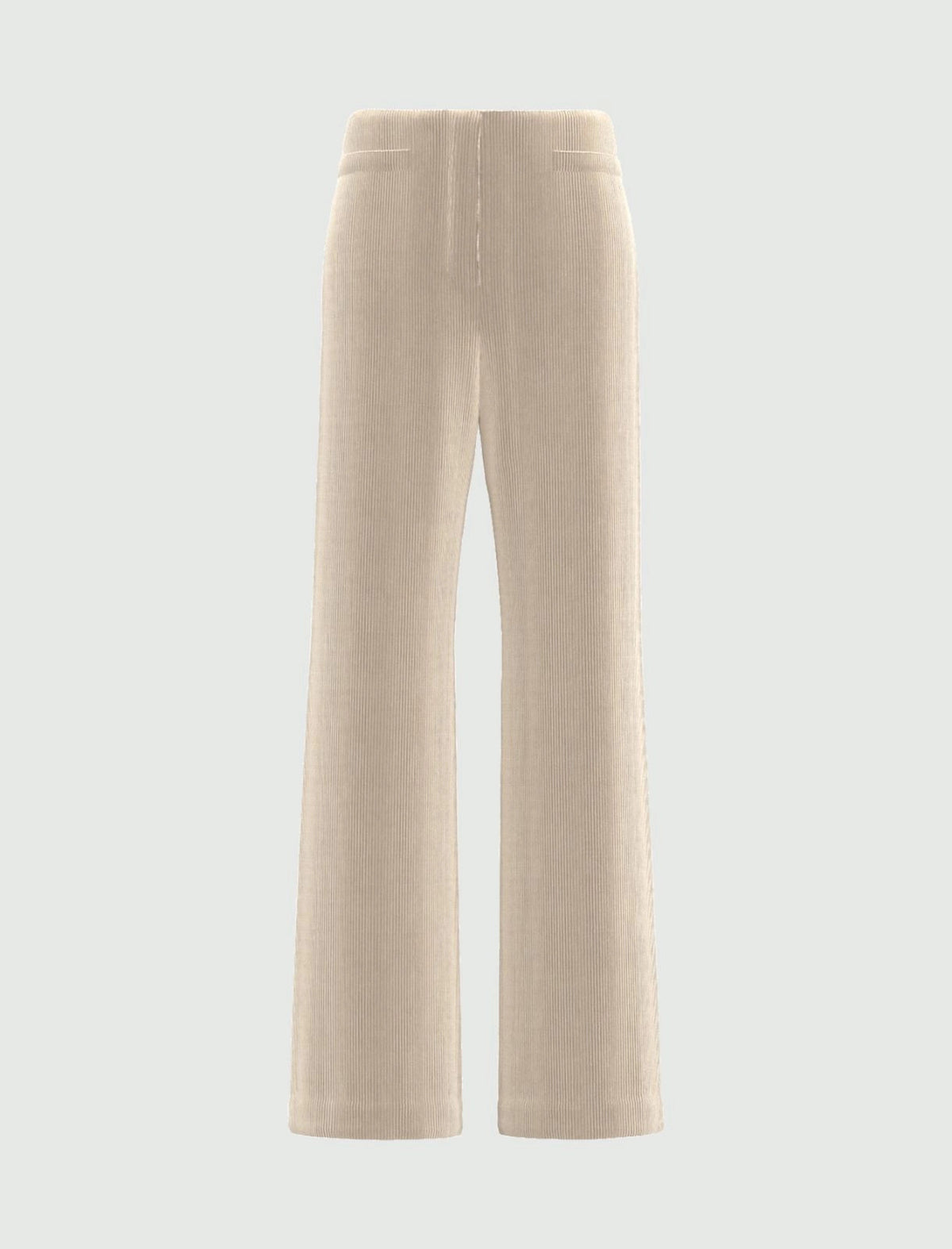 Pantalone in velluto a coste stretch - PANNA