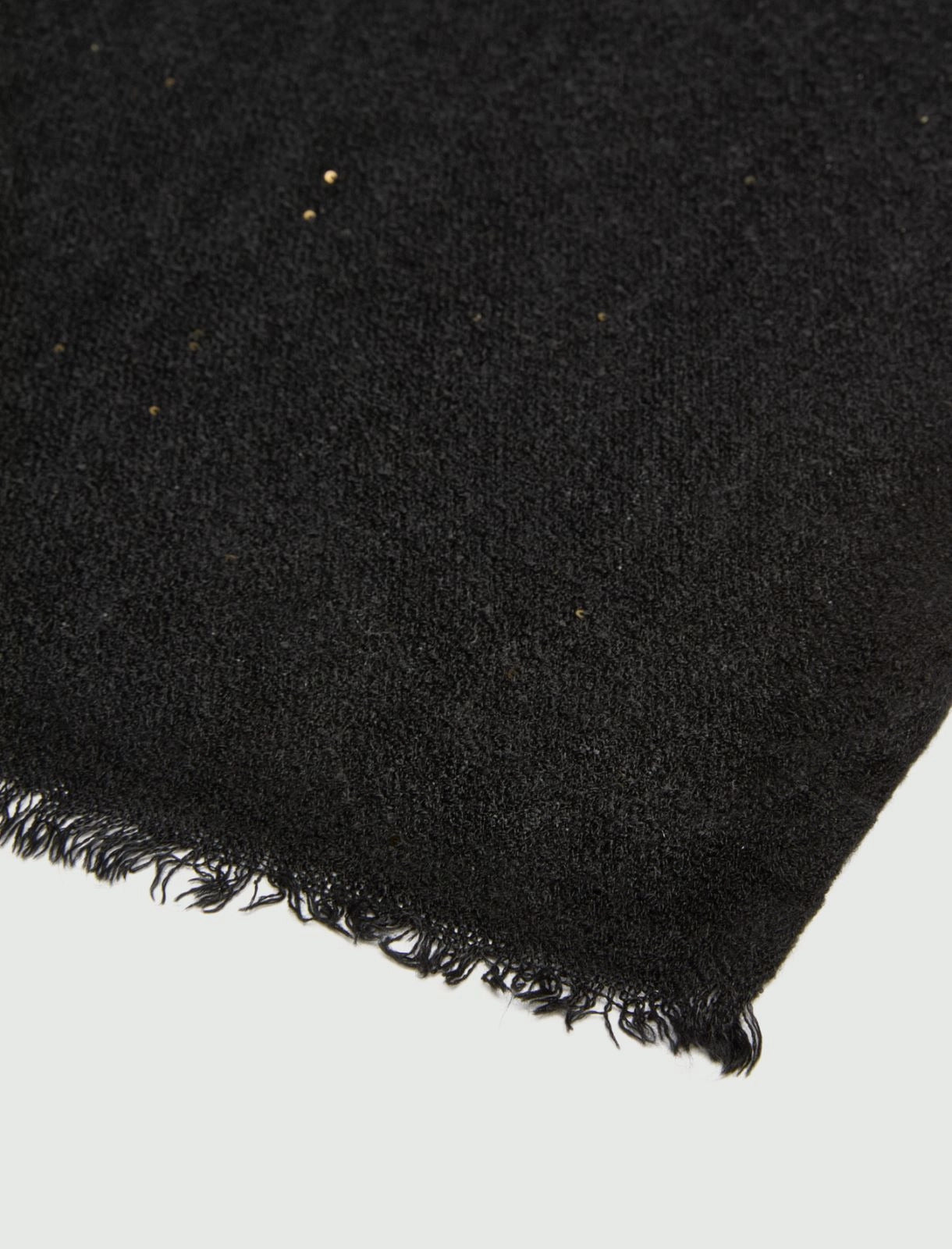Stola con paillette - NERO