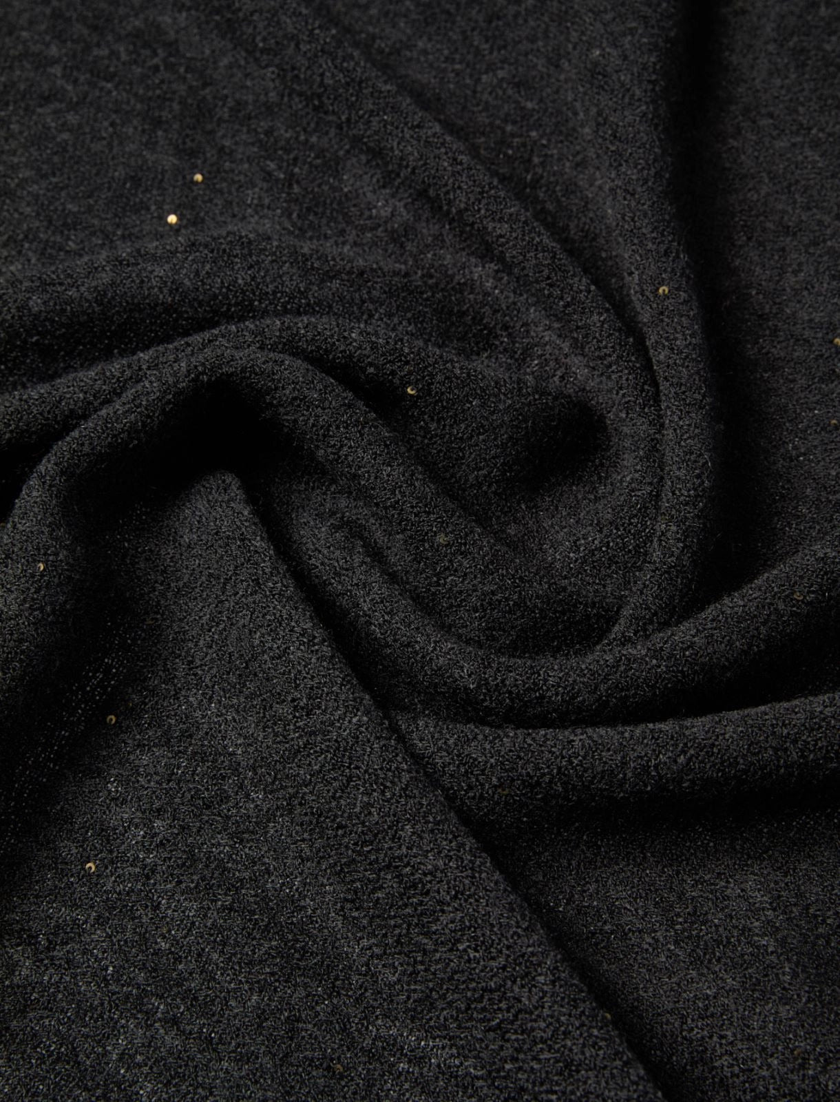 Stola con paillette - NERO