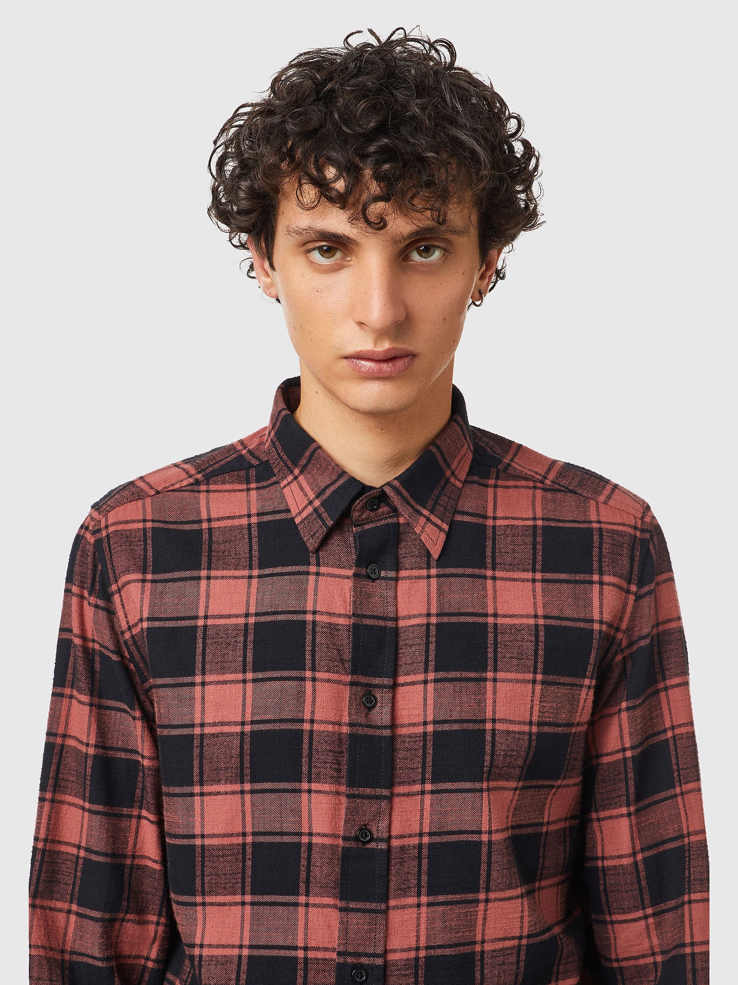Diesel Men's Shirt - Black/moka