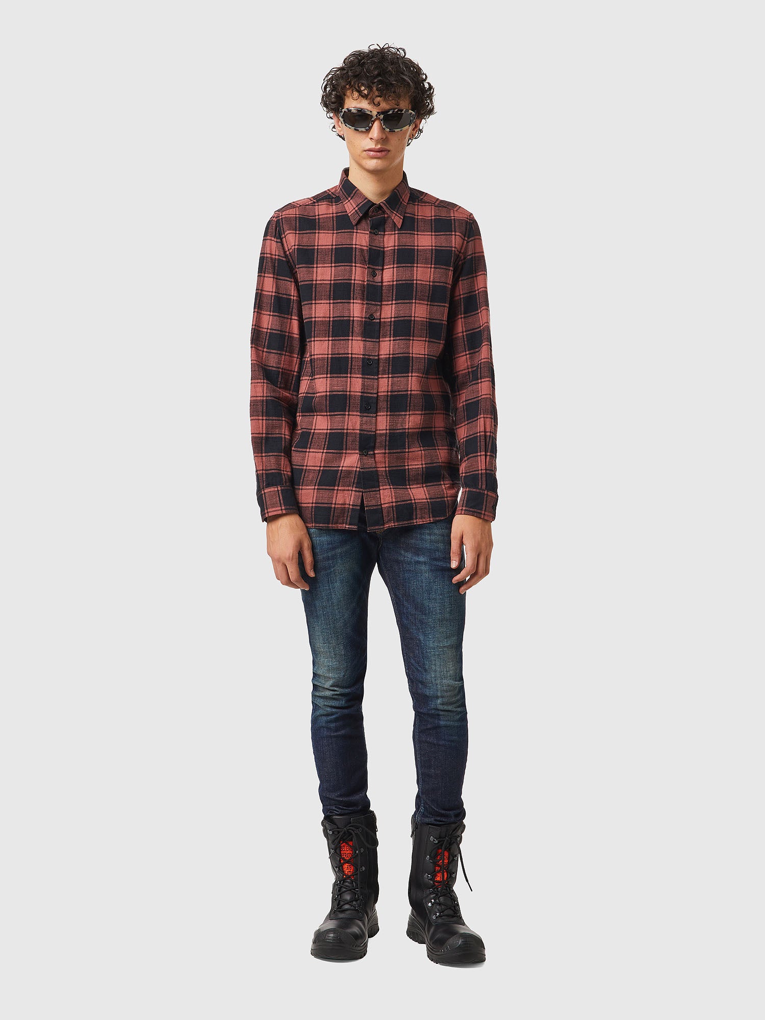 Diesel Men's Shirt - Black/moka