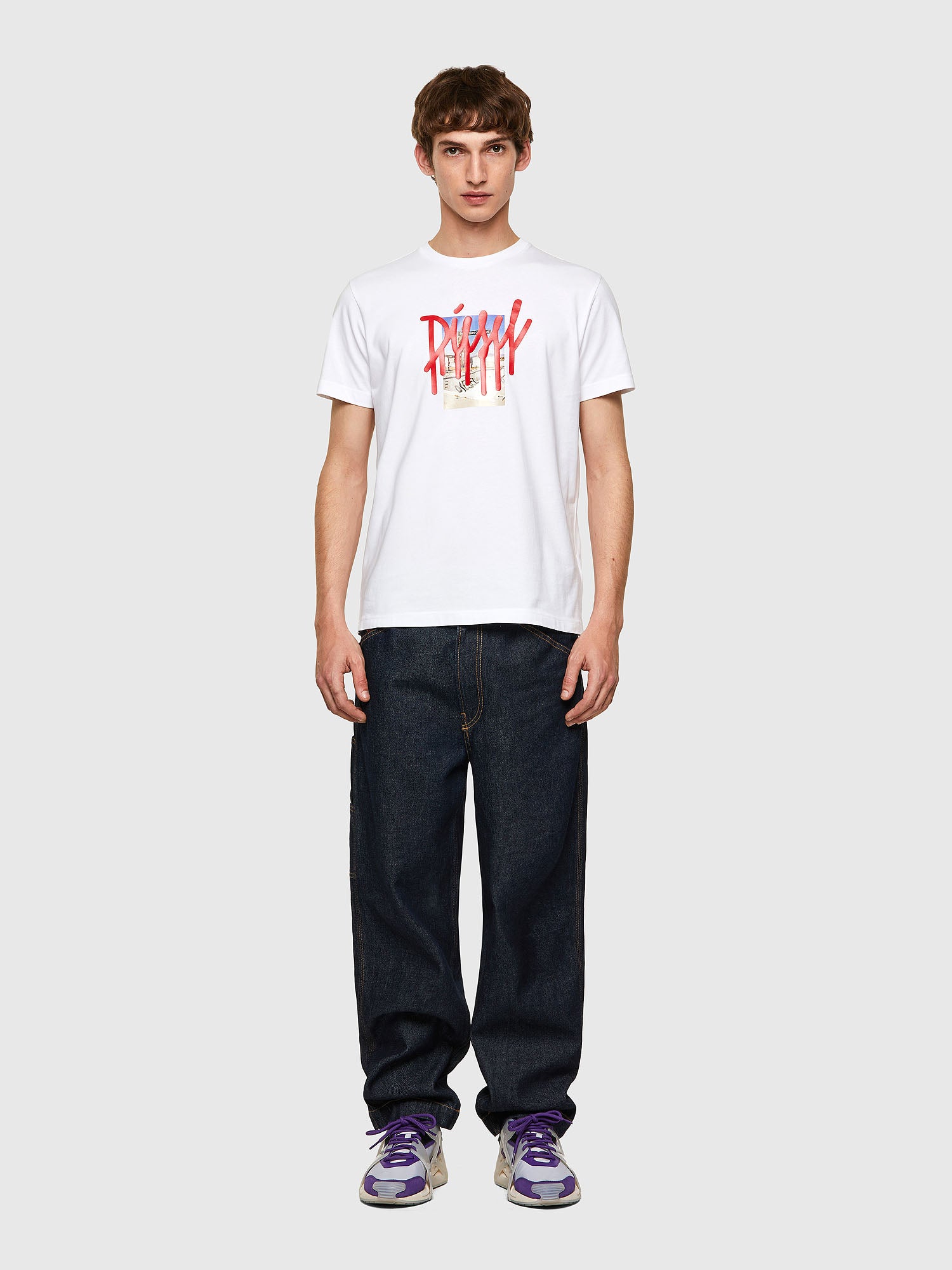 Diesel Men's T-Shirt - White