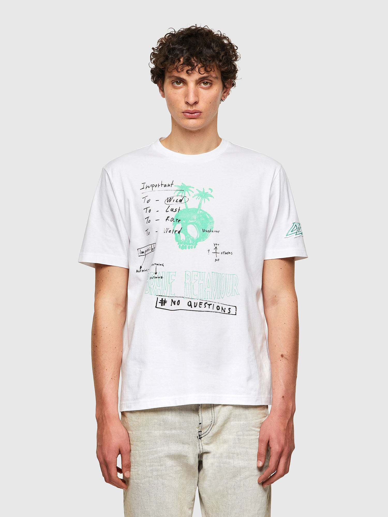Diesel Men's T-Shirt - White