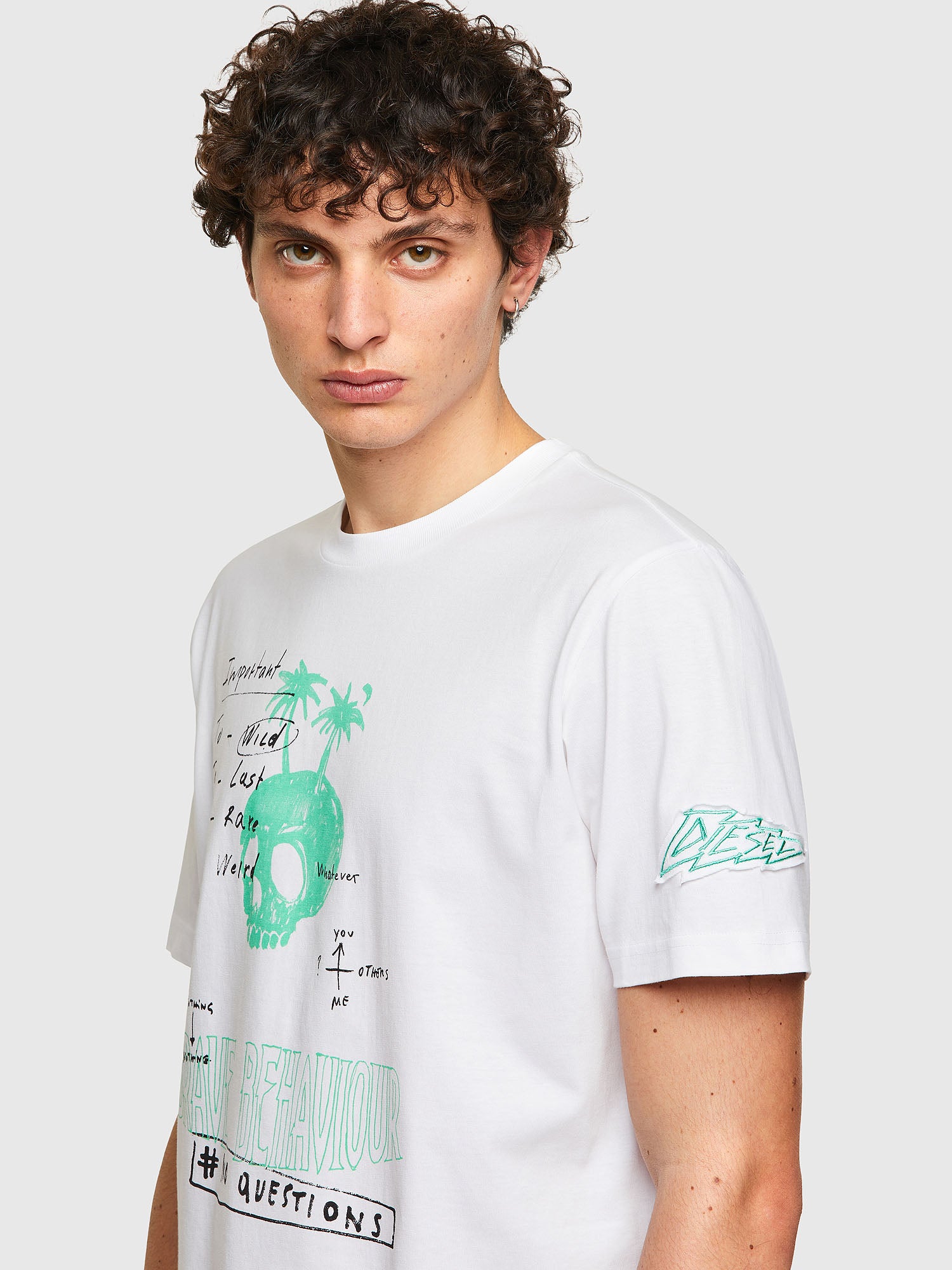 Diesel Men's T-Shirt - White