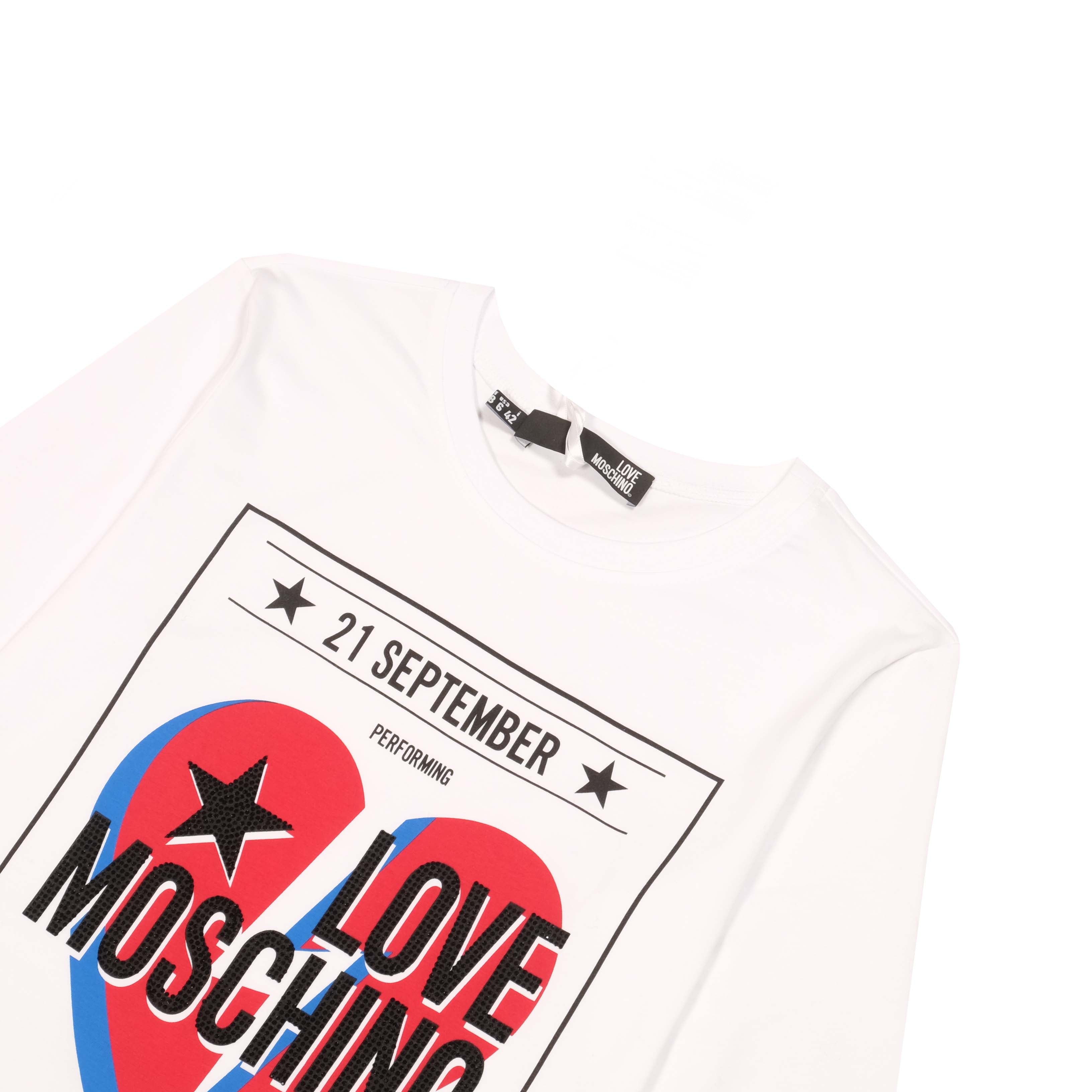 Love Moschino T-shirt Donna - Bianco