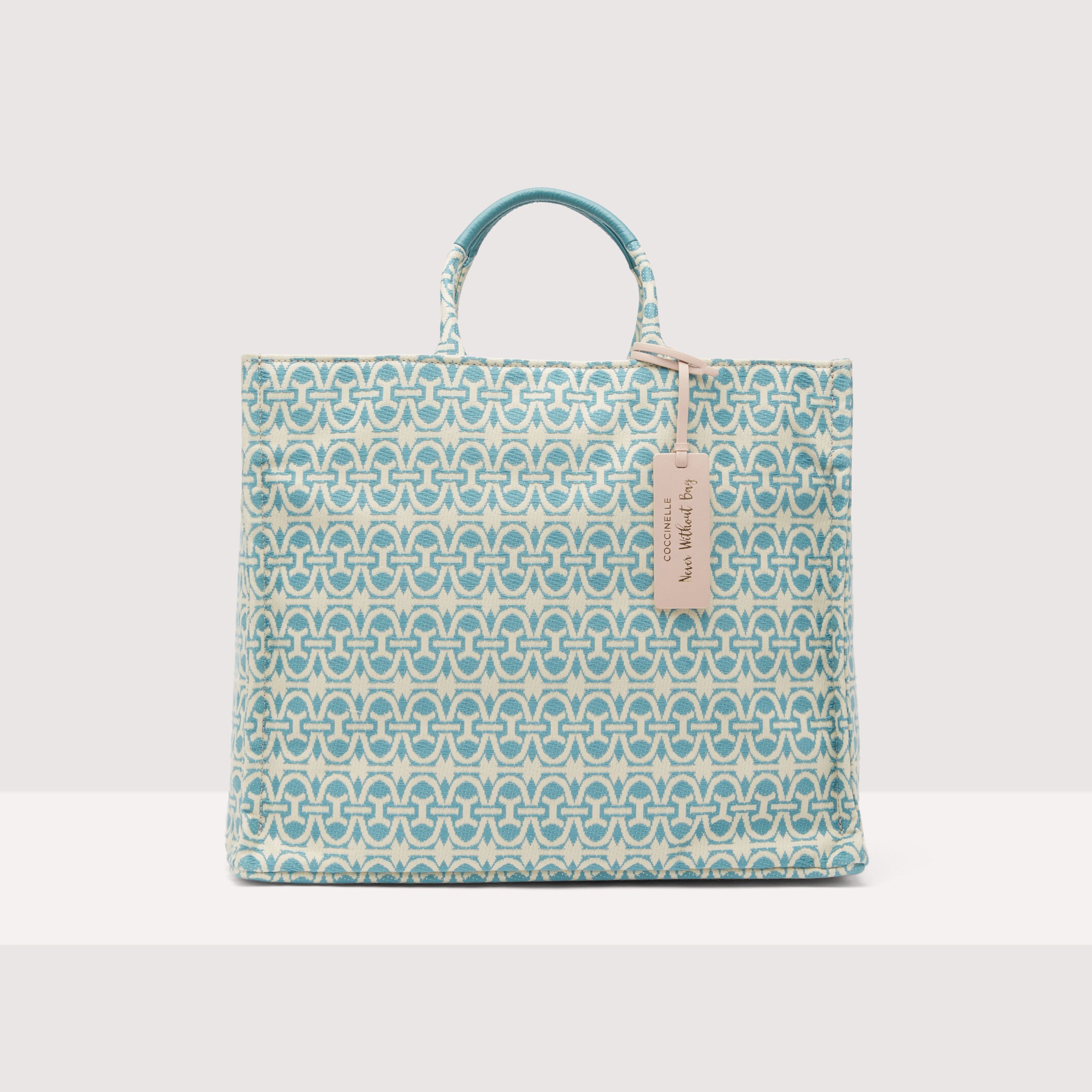 Coccinelle Borsa Donna - Bianco/celeste