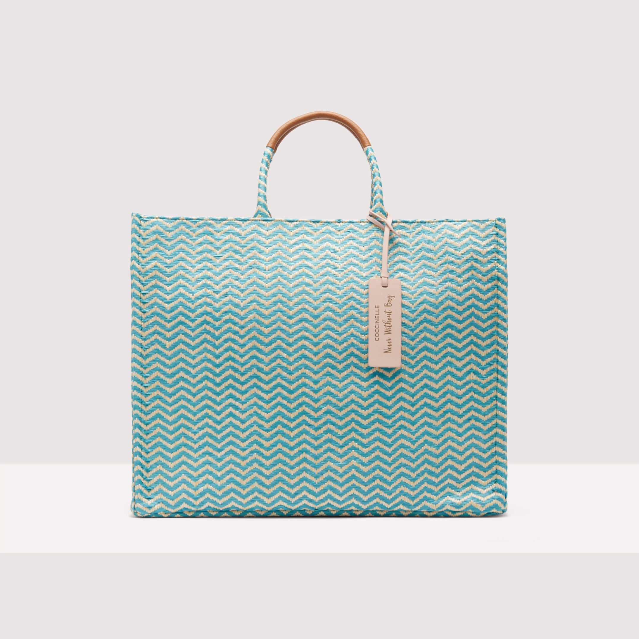 Coccinelle Borsa Donna - Bianco/celeste