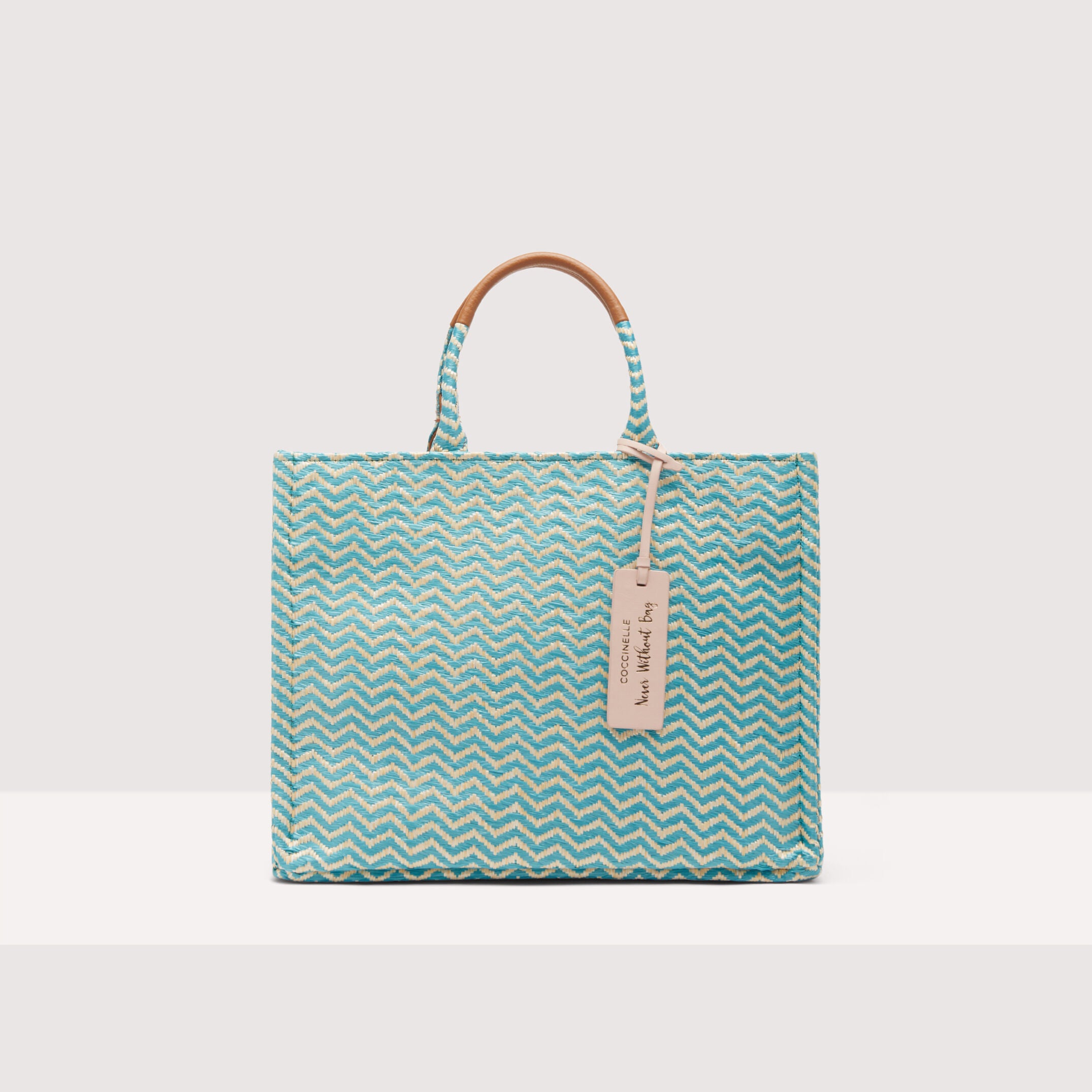 Coccinelle Borsa Donna - Bianco/celeste