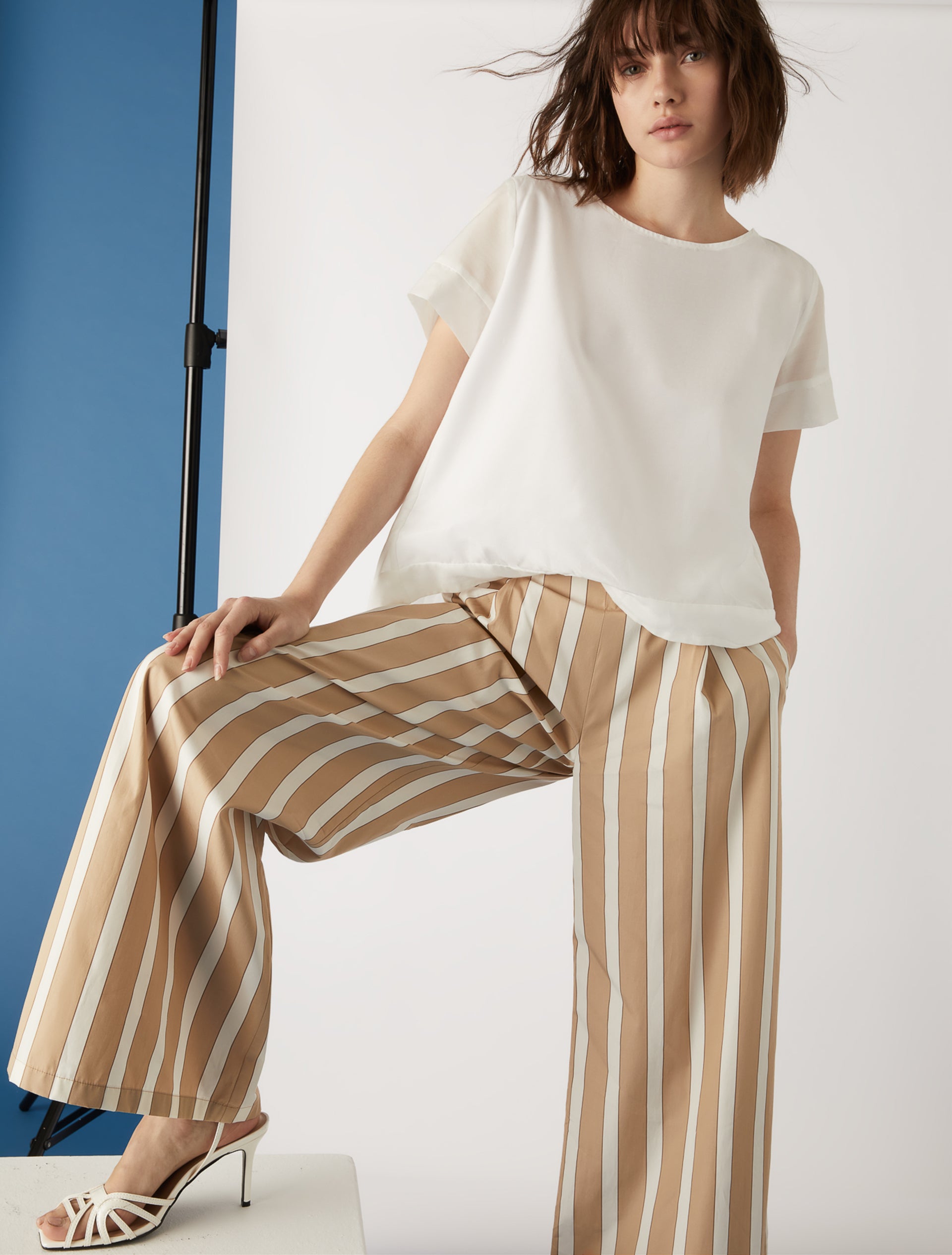 EMME MARELLA Pantaloni Donna - Bianco / Beige