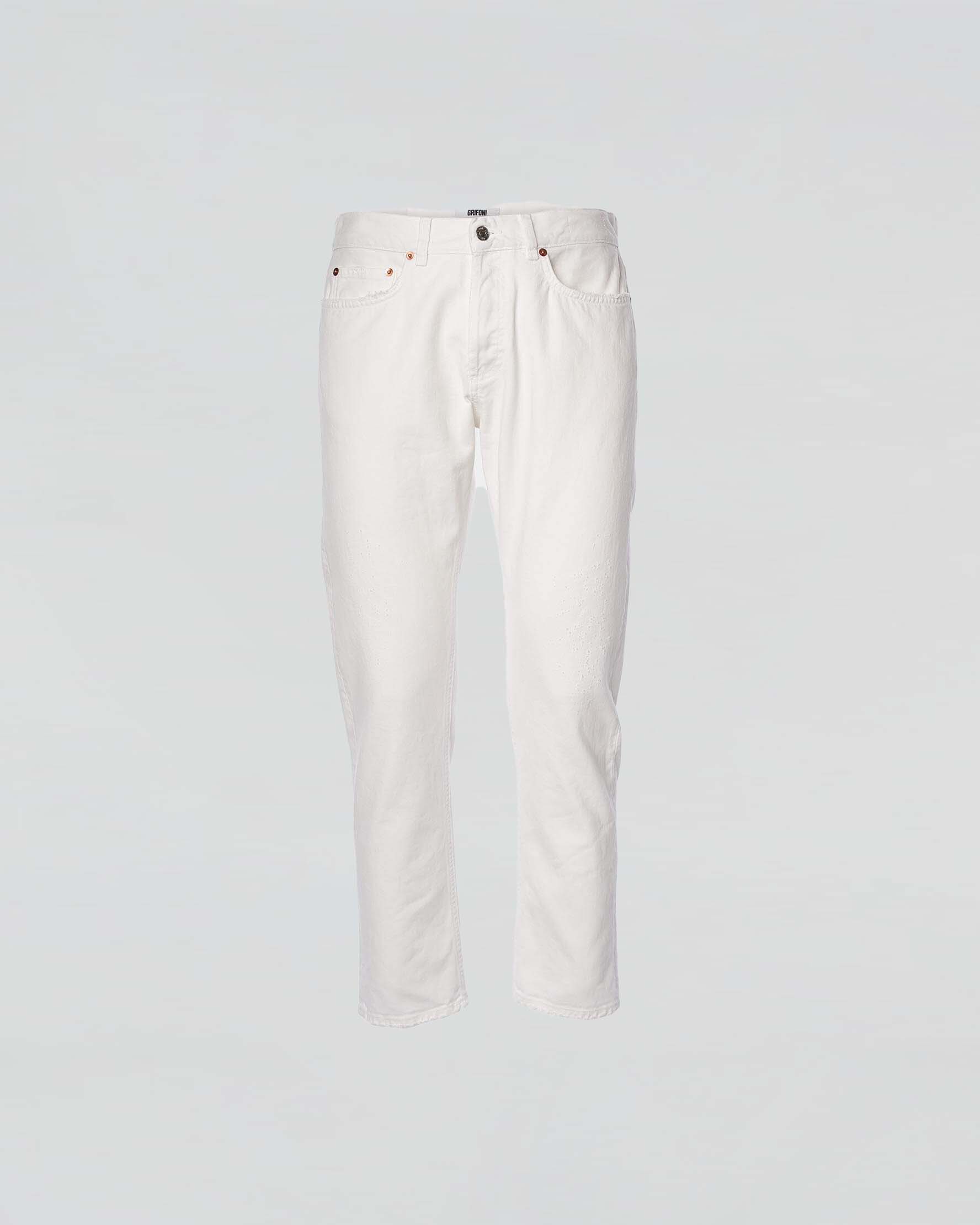 GRIFONI Pantaloni Uomo - Bianco