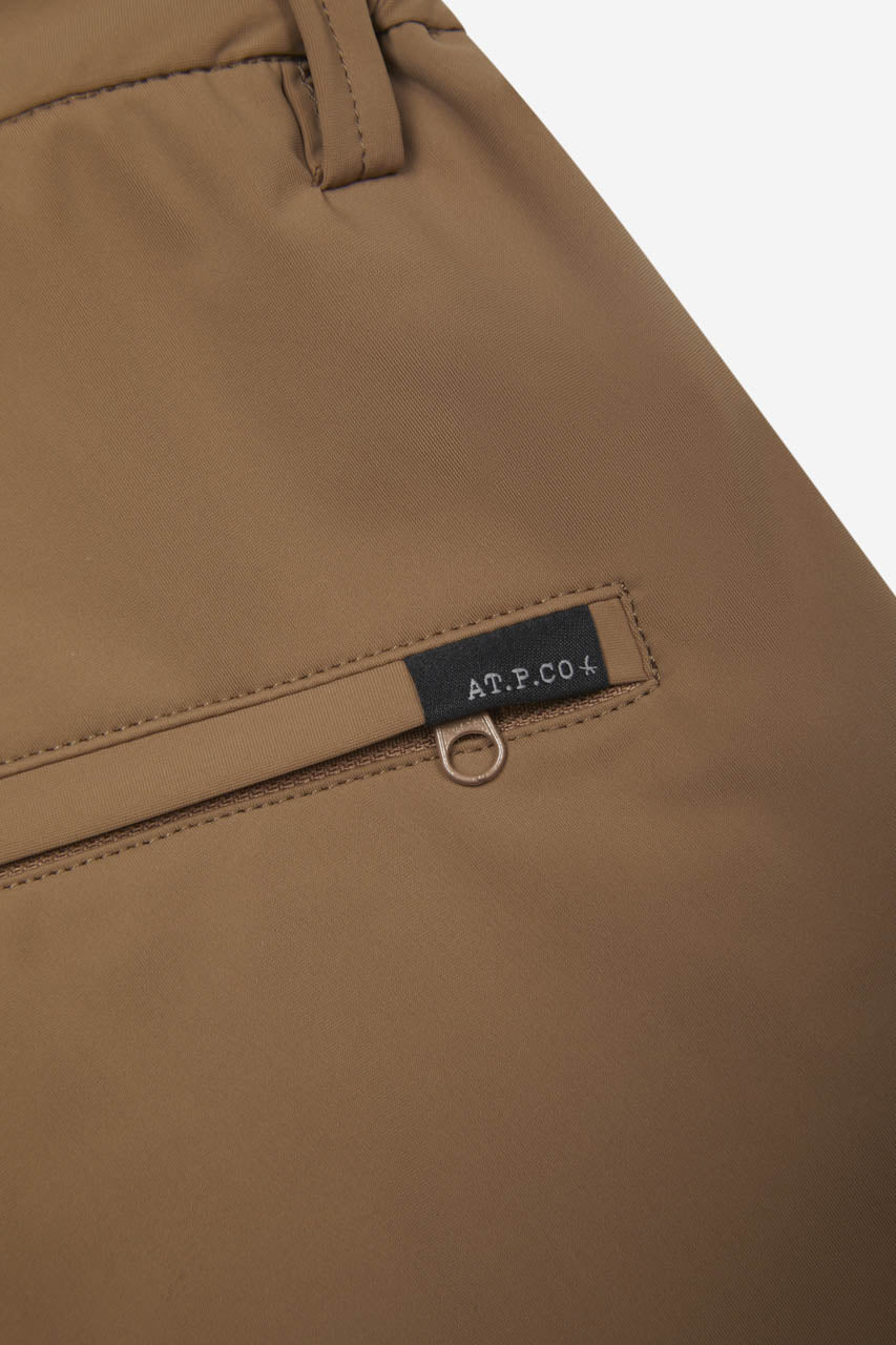 Pantalone AT.P.CO modello Berlino con coulisse - Tortora