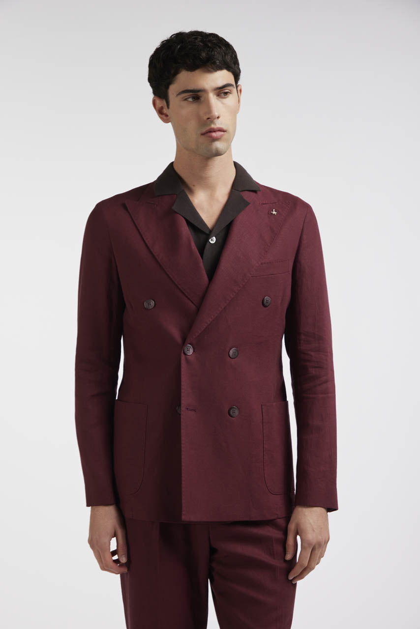 Giacca AT.P.CO Svevo a Doppiopetto - Blu Navy
