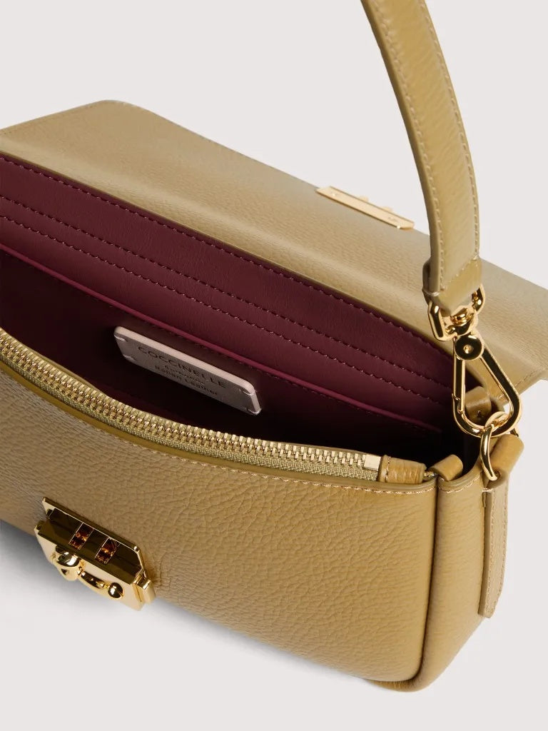 Borsa a Spalla Coccinelle C-Me Lock Medium - Seagrass