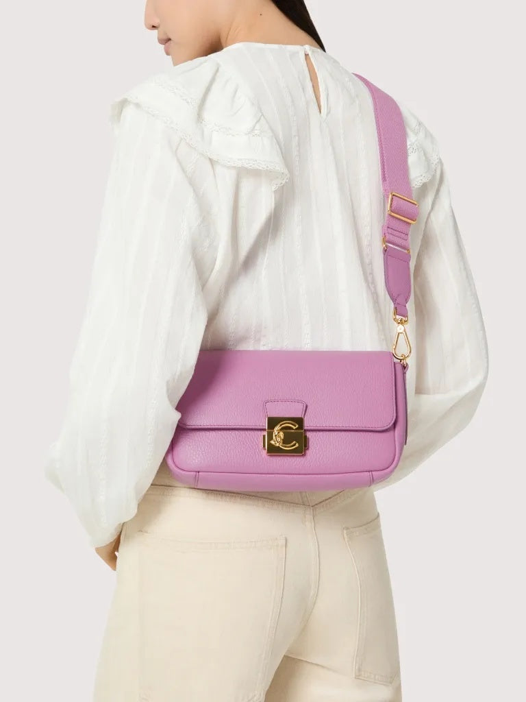 Borsa a Spalla Coccinelle C-Me Lock Medium - Jellyfish