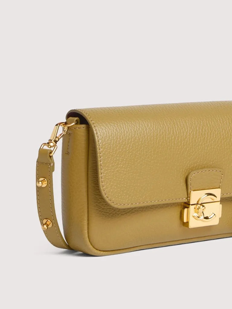 Minibag a Spalla Coccinelle C-Me Lock mini - Seagrass