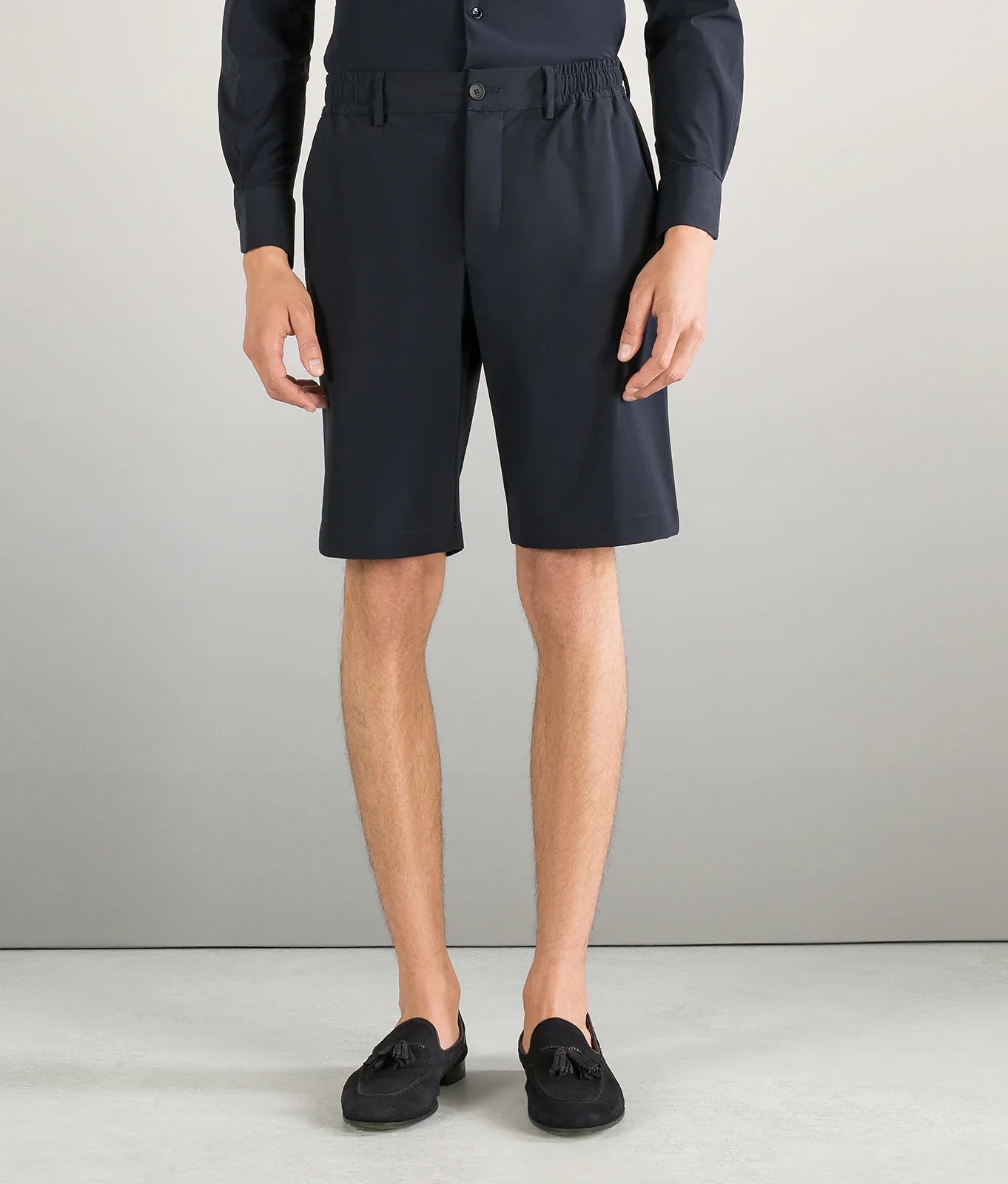 Bermuda Maui Cruna in Tessuto Tecnico High-performance - Blu Notte