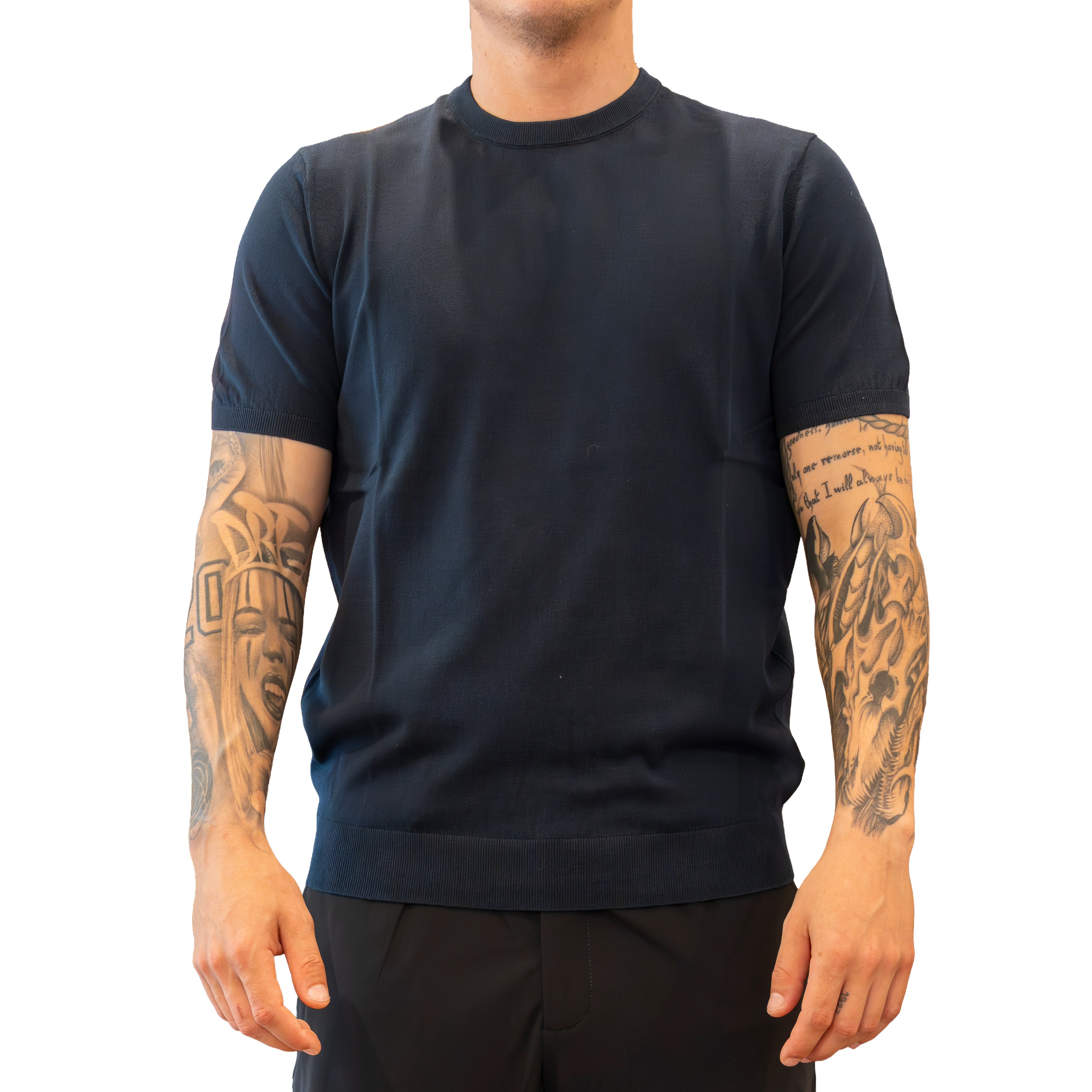 T-shirt Diktat in Magia Fresh Cotton - Blu
