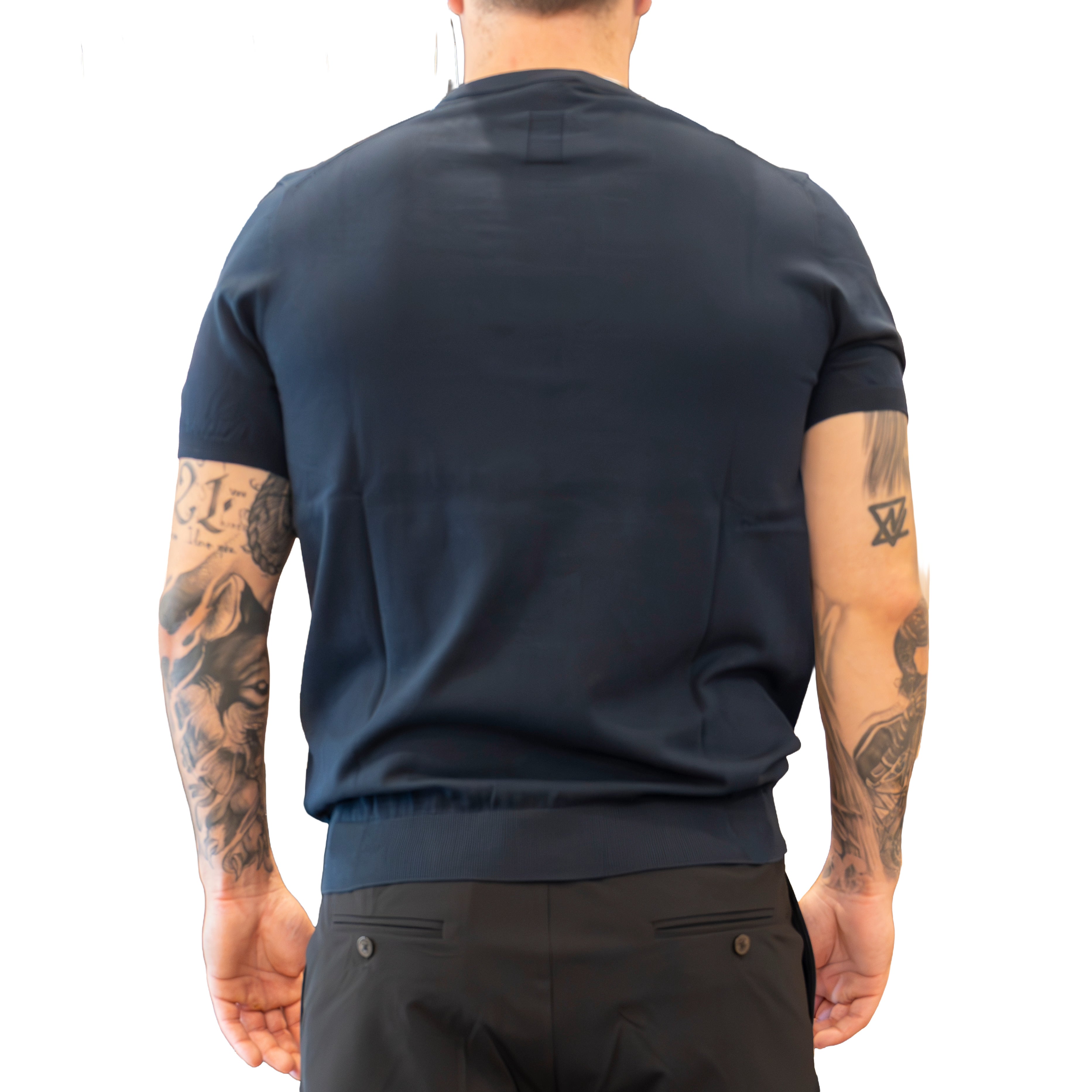 T-shirt Diktat in Magia Fresh Cotton - Blu