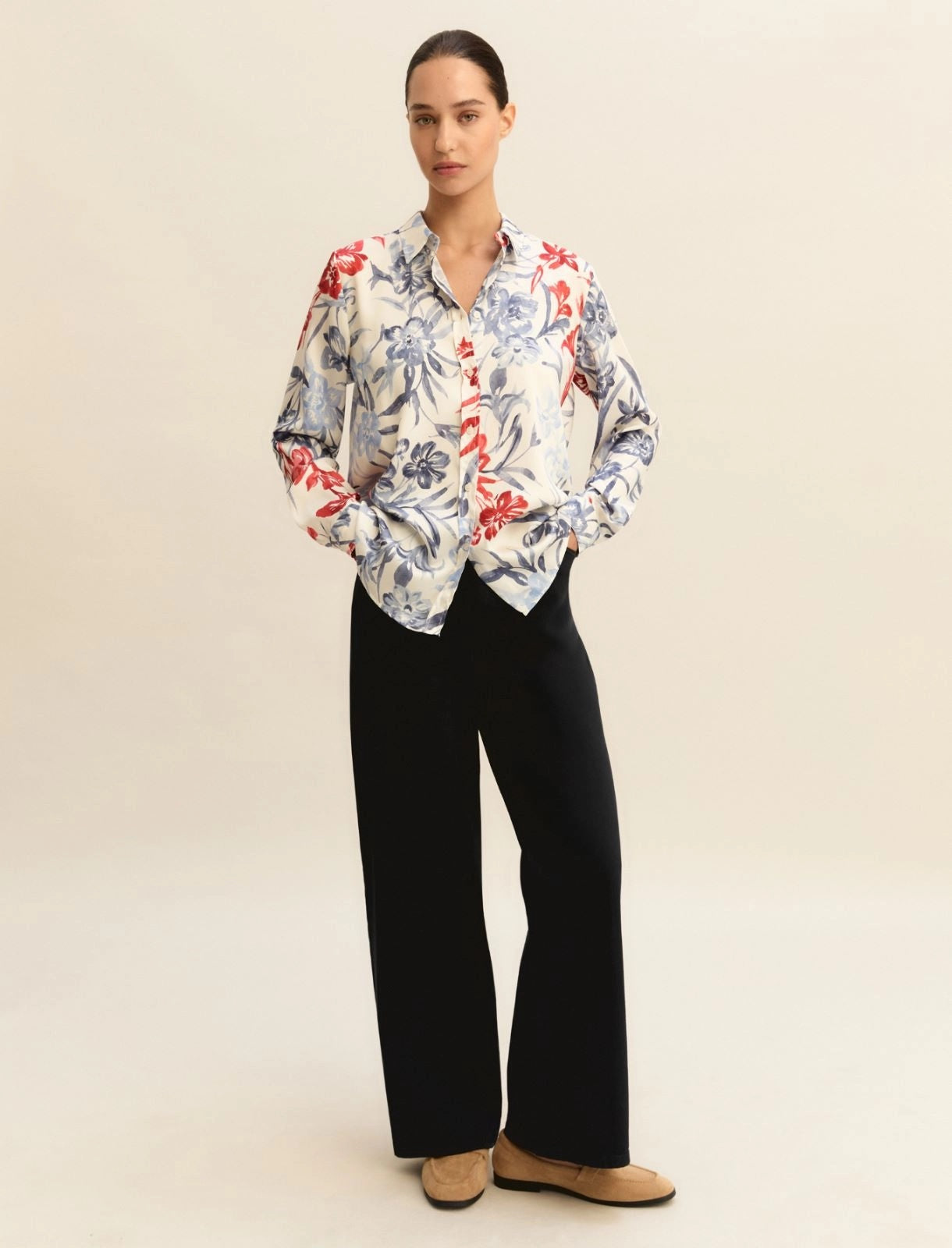 Camicia Emme in Twill - Multicolor