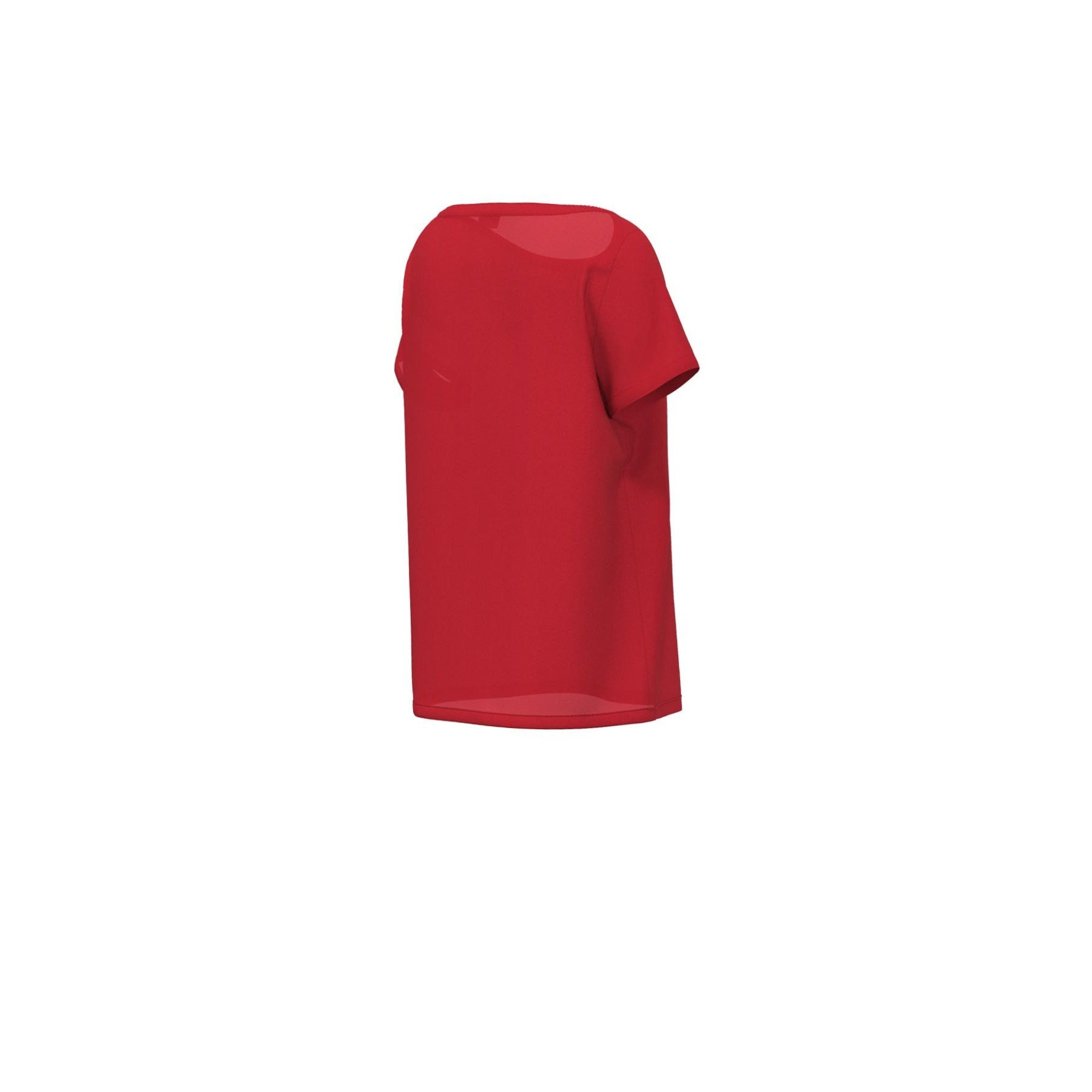 Blusa Emme in Misto Seta - Rosso