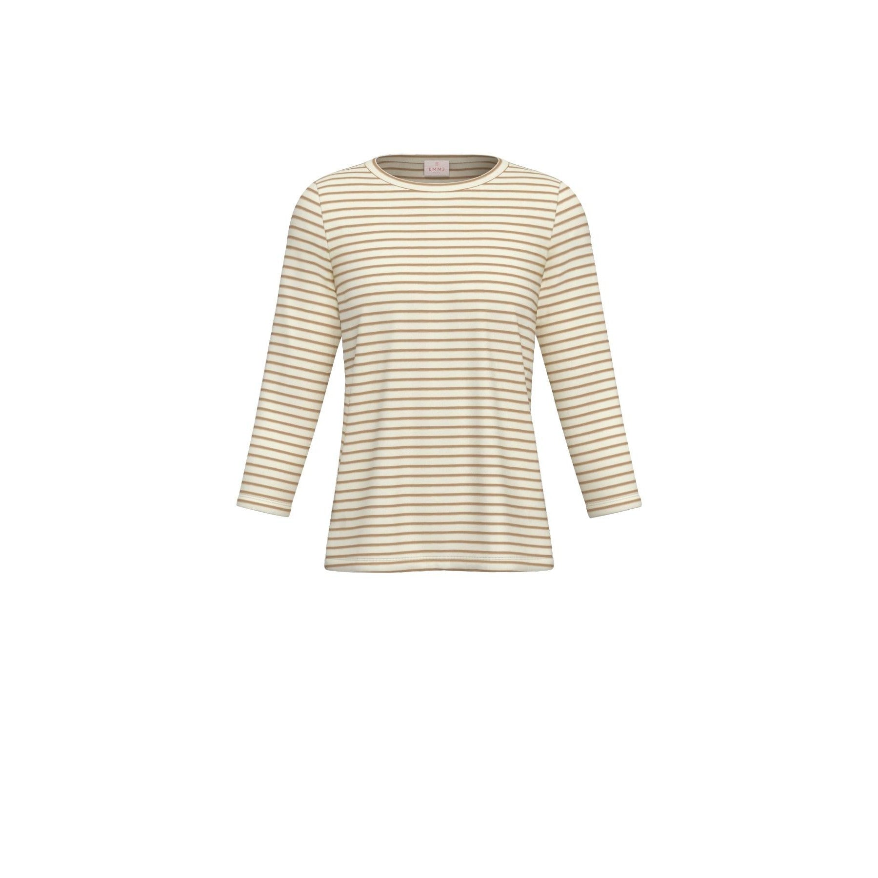 T-shirt in Jersey Emme - Bianco e Beige