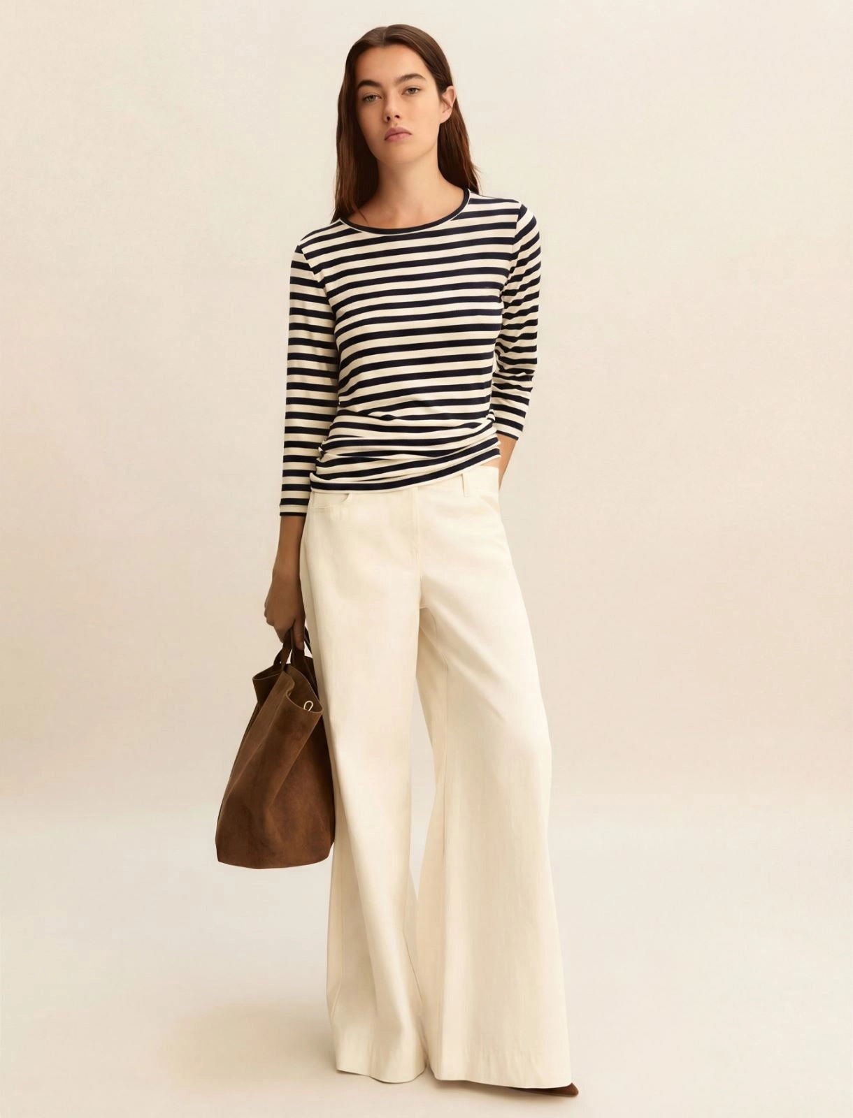 T-shirt Emme in Jersey Stretch - Blu