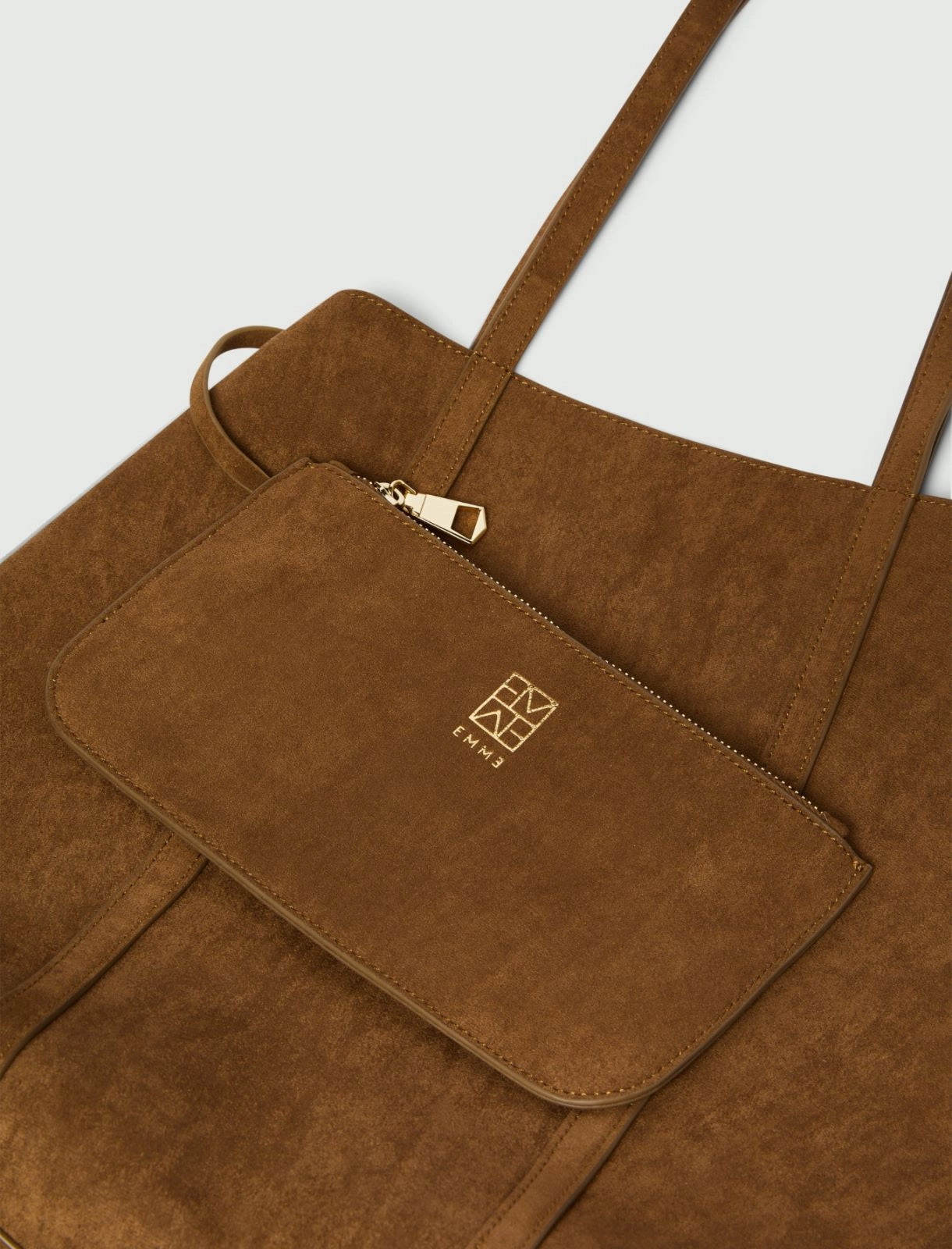Shopper con Pochette Emme - Testa di Moro