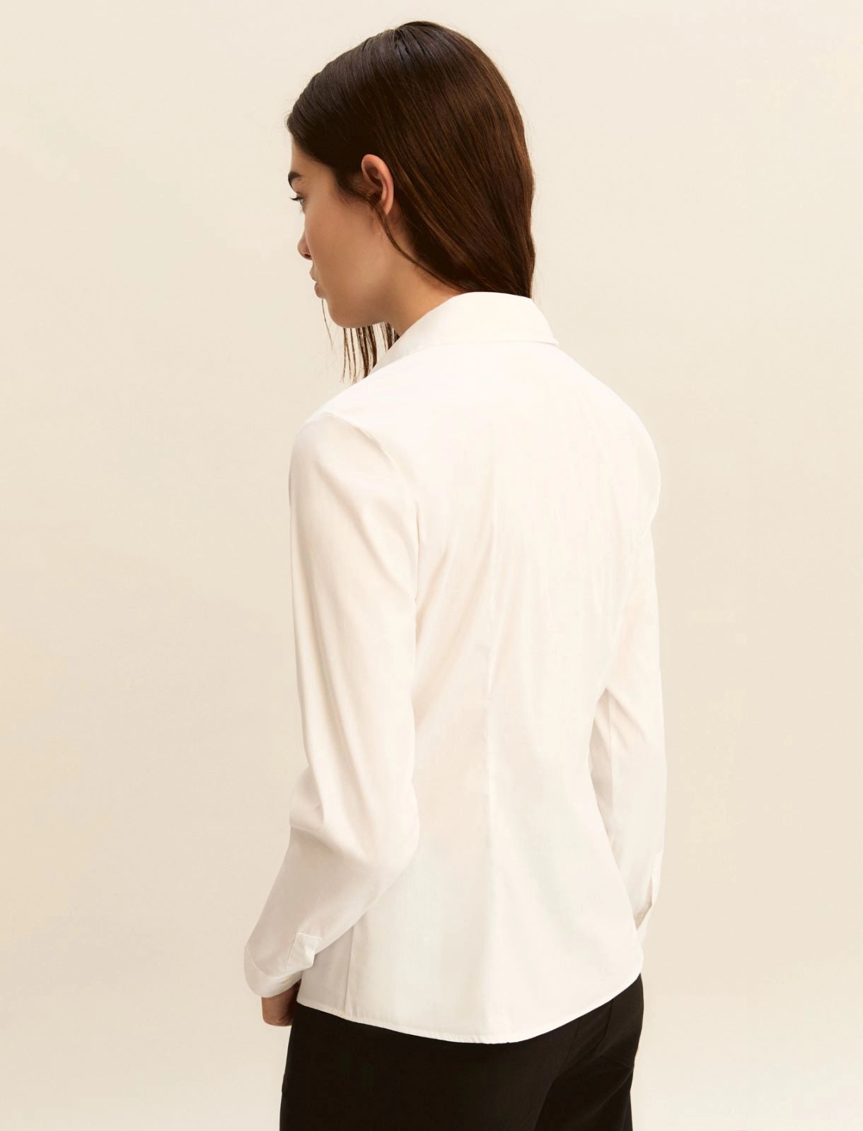 Camicia Emme in Popeline Stretch - Bianco