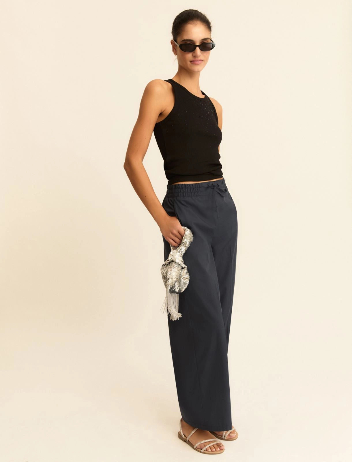 Canotta Emme in Jersey di Cotone Stretch - Bianco
