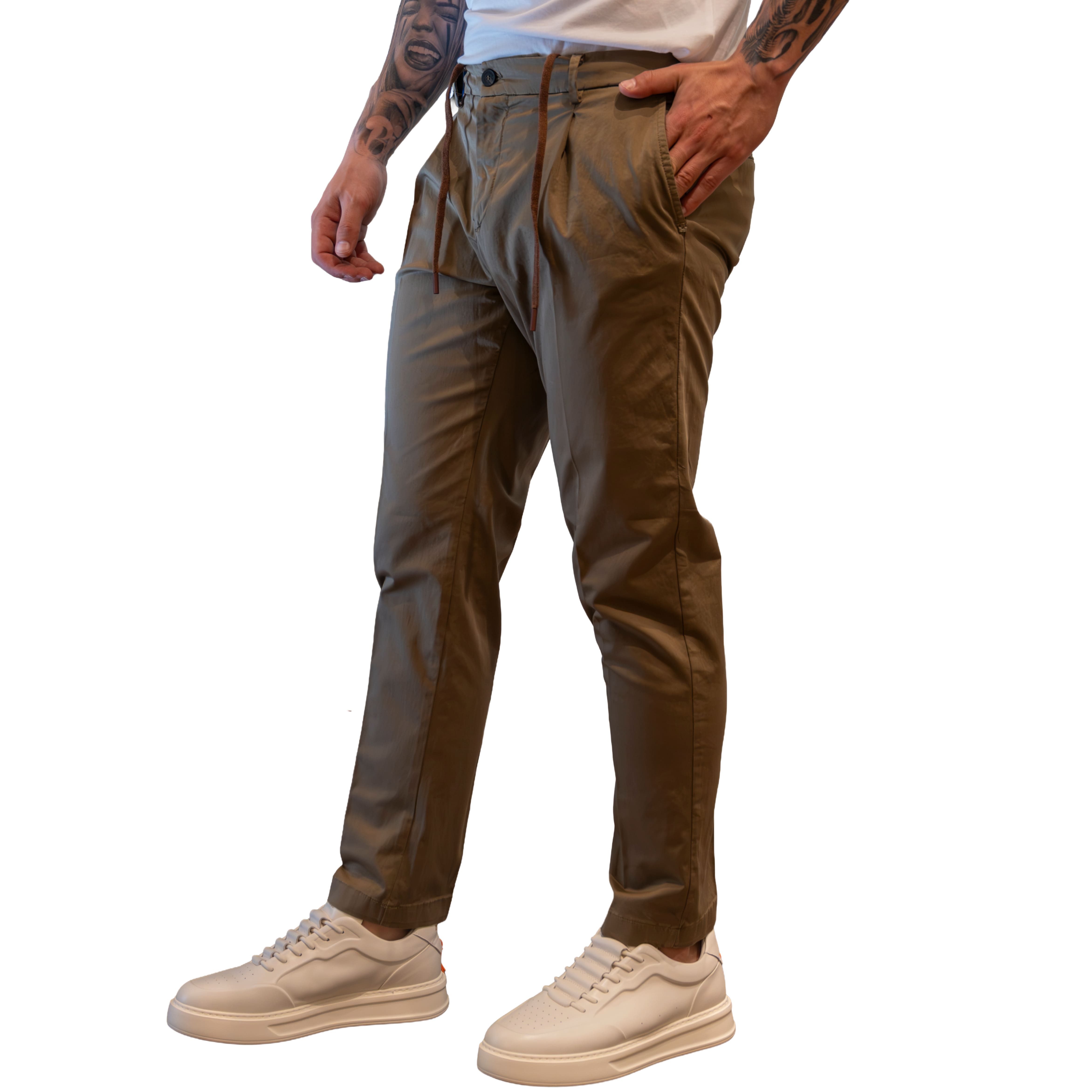 Pantalone Entre Amis Reno - Tabacco