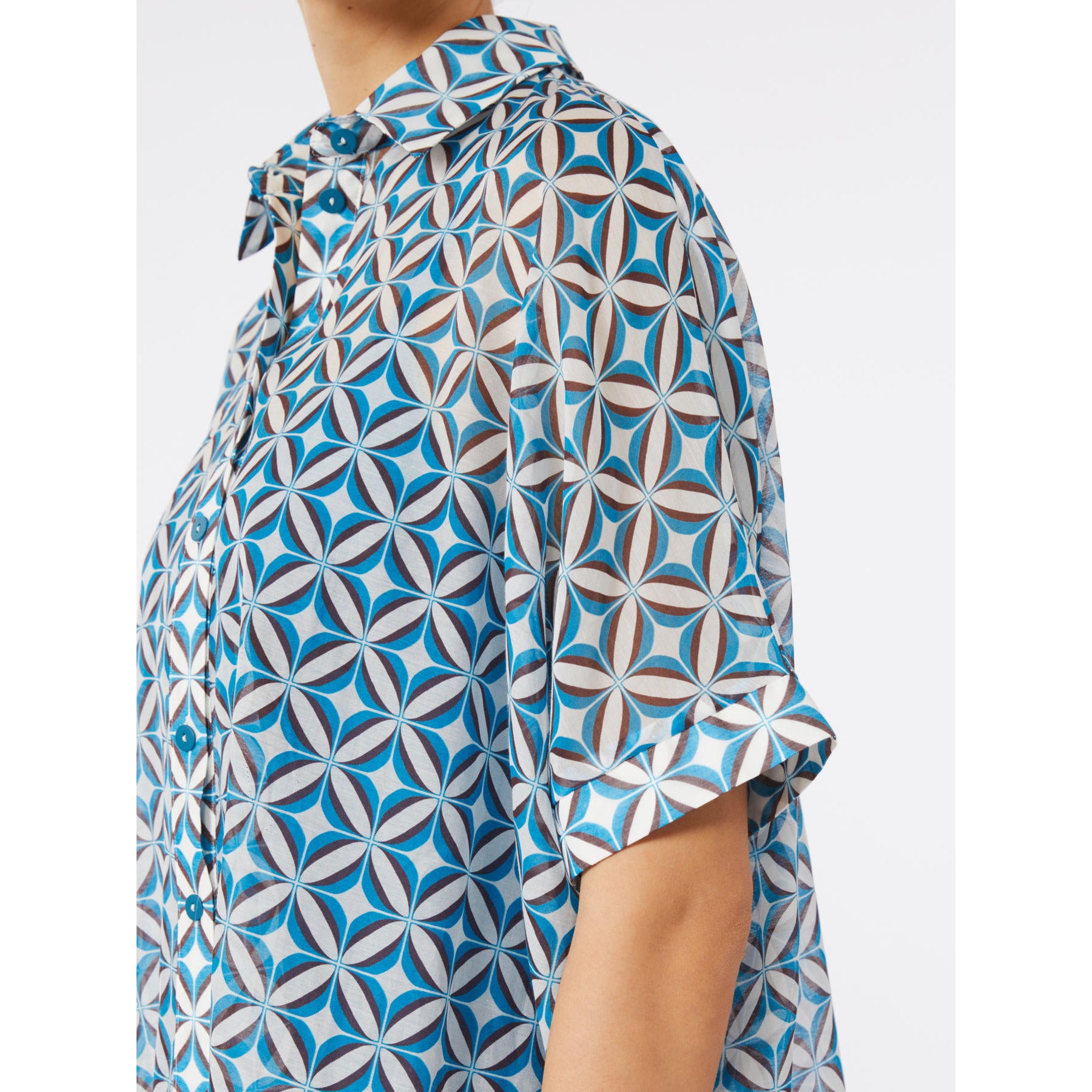 Camicia di seta e cotone Max Mara Beachwear - Fantasia