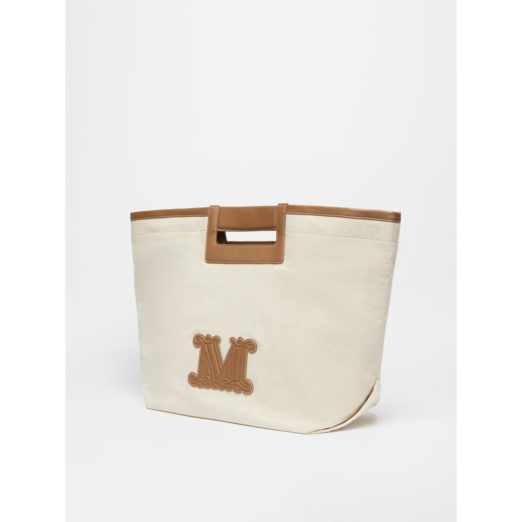 Borsa in canvas Max Mara Beachwear - Ecru