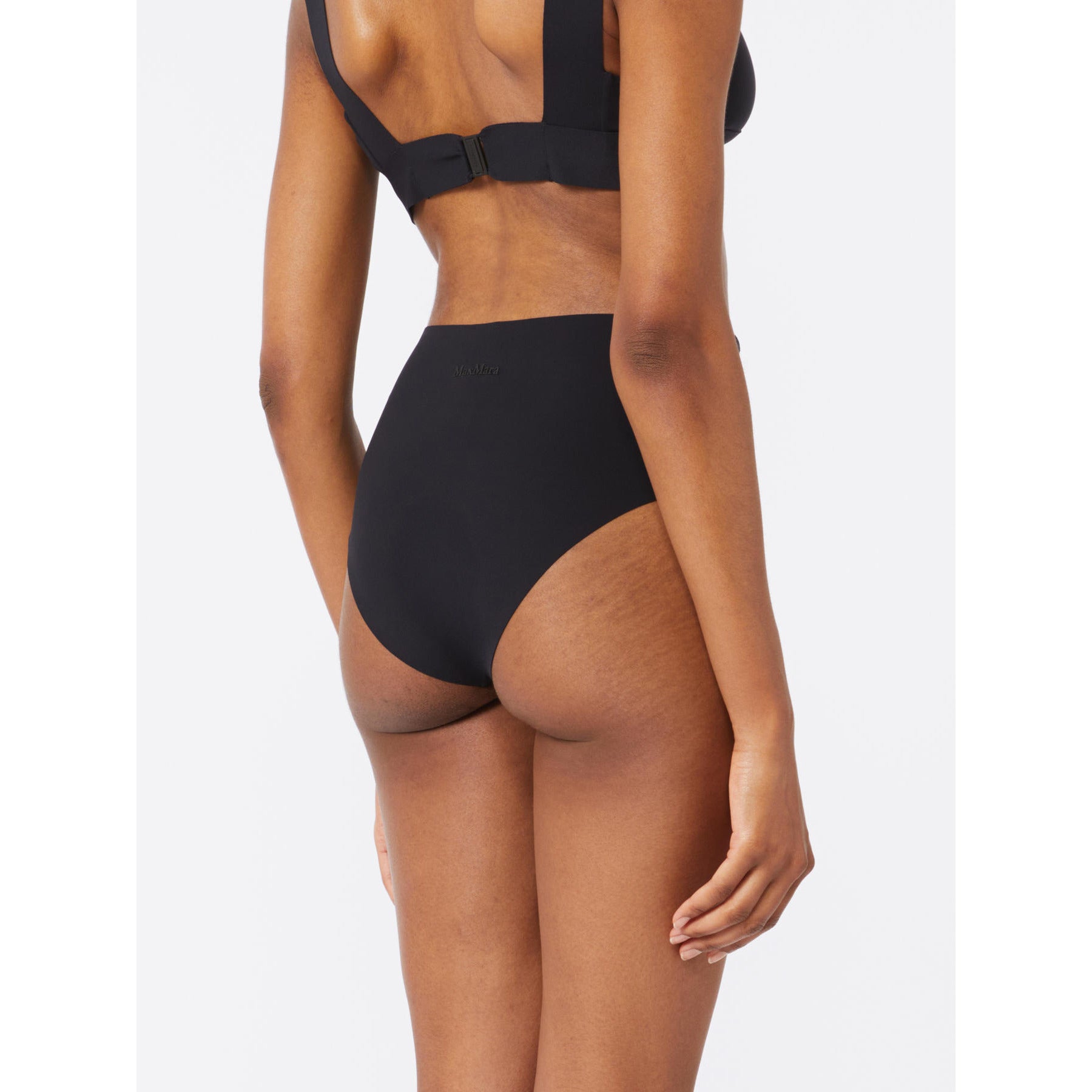 Slip Coulotte Mare Max Mara Beachwear - Nero