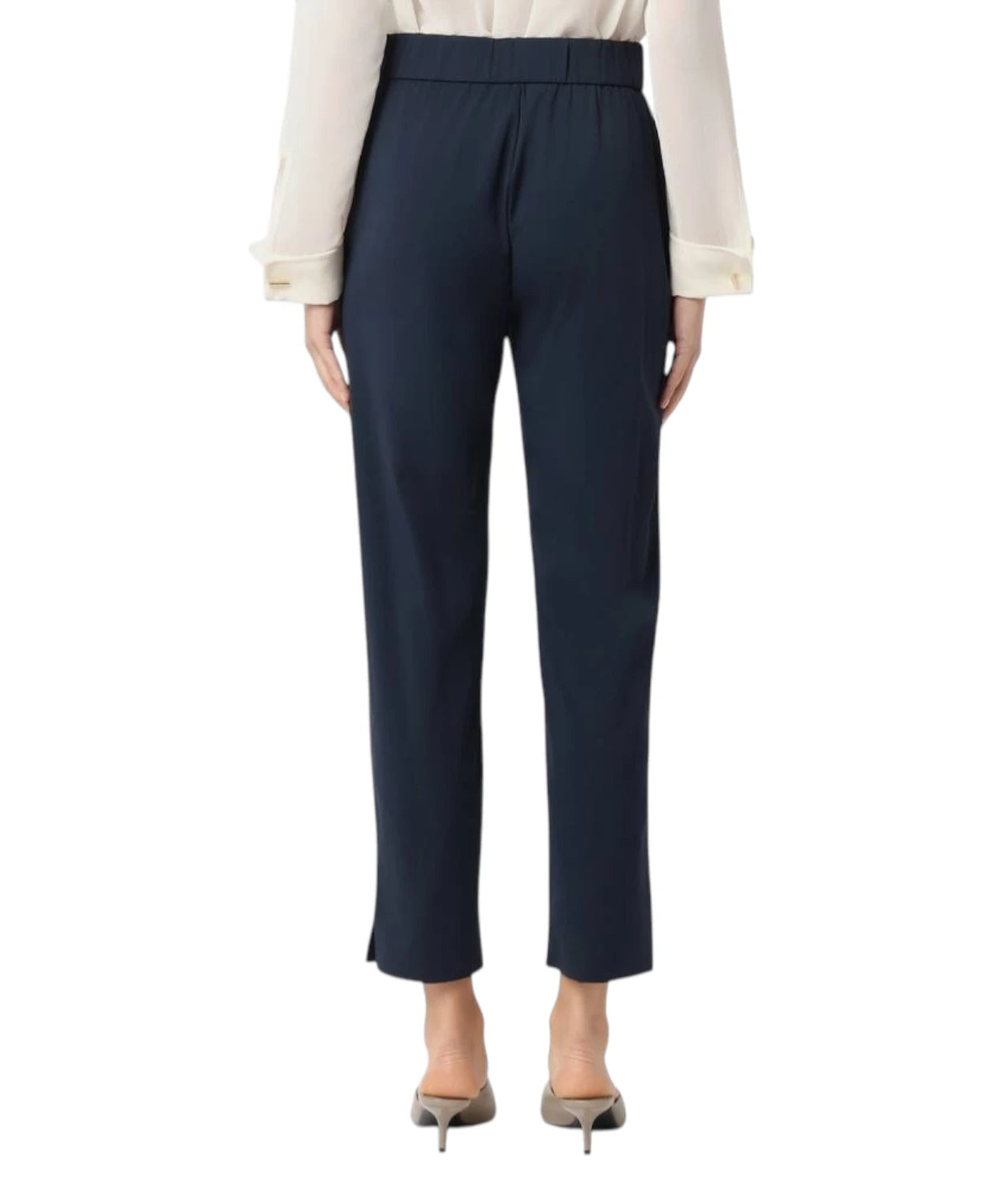 pantaloni  in jersey modello paio colore blu navy
