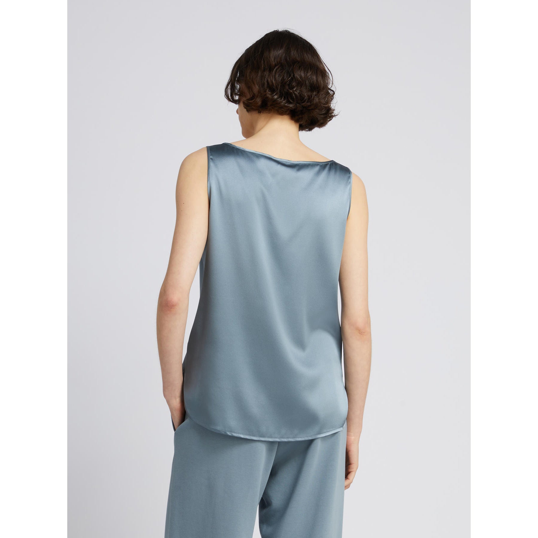 Top Smanicato MM by Max Mara - Blu Polvere