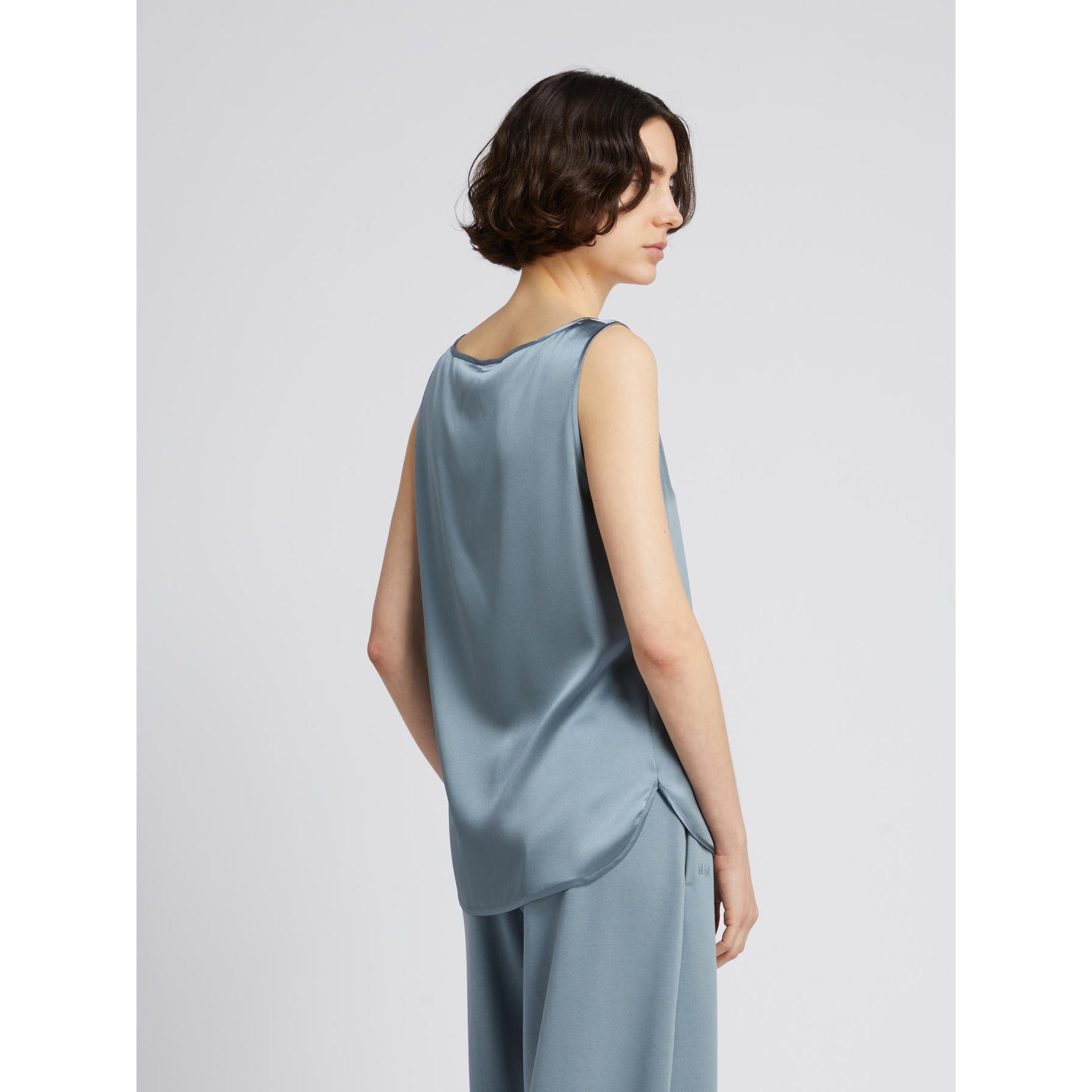 Top Smanicato MM by Max Mara - Blu Polvere