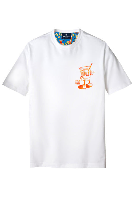 T-shirt Riviera Optical White Stampa “Radical Spritz”