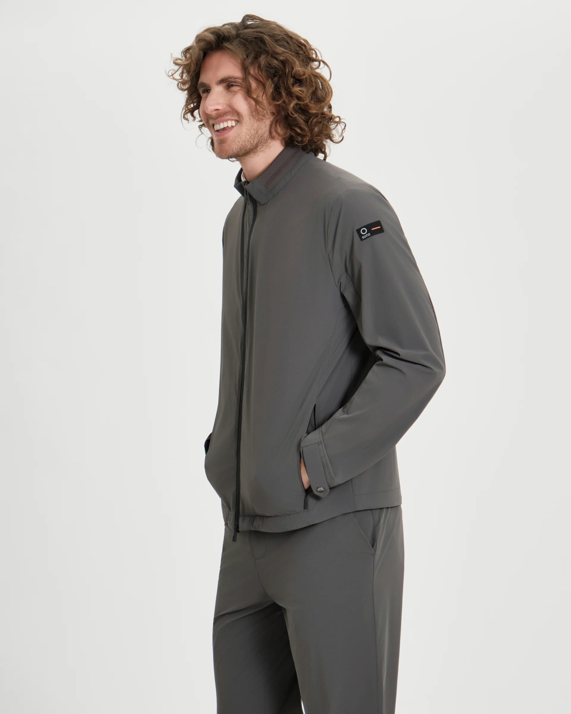 Giubbotto Uomo Suns Barra Stretch - Dark Gray