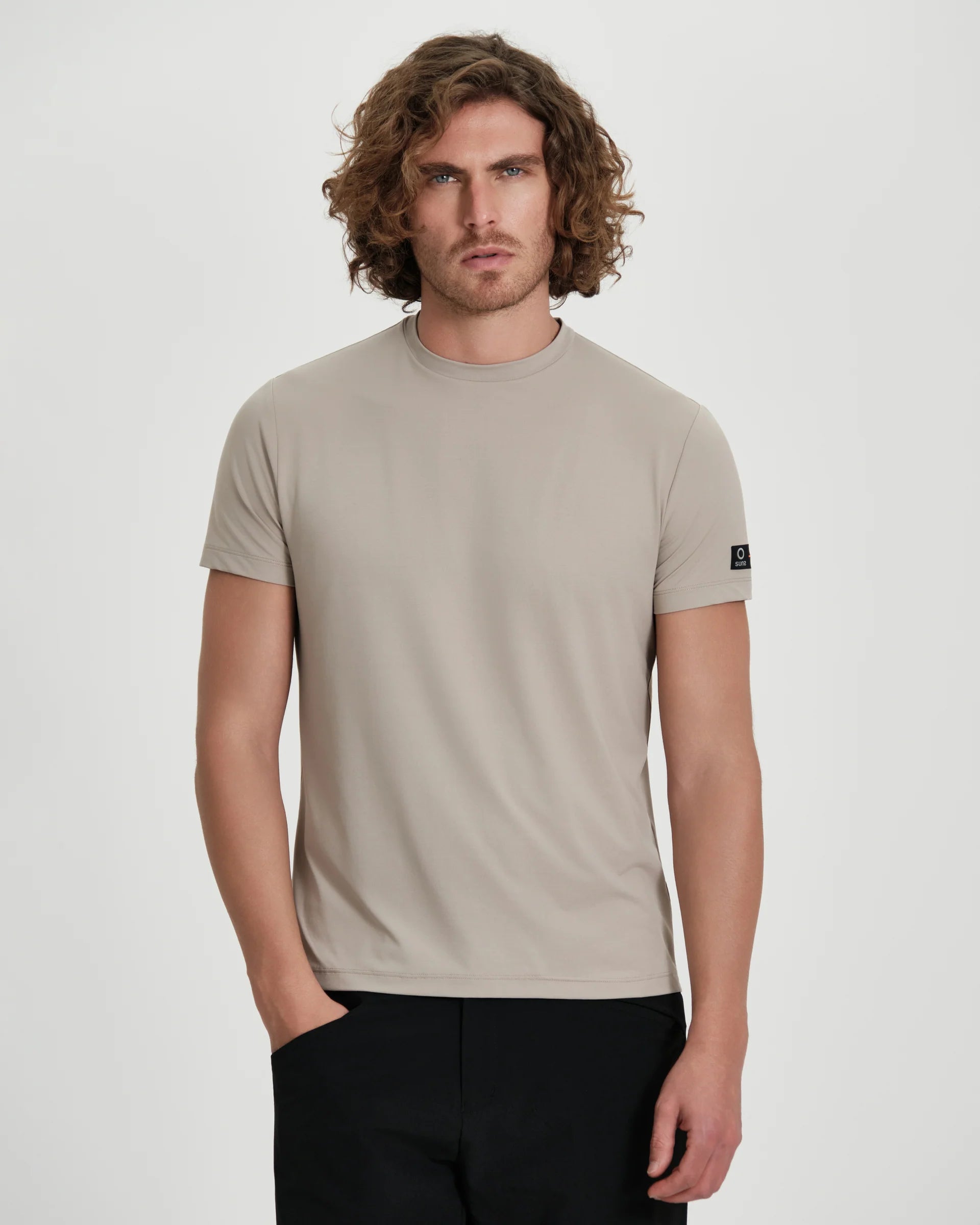 T-shirt uomo Suns Boards Paul Neck - Sand
