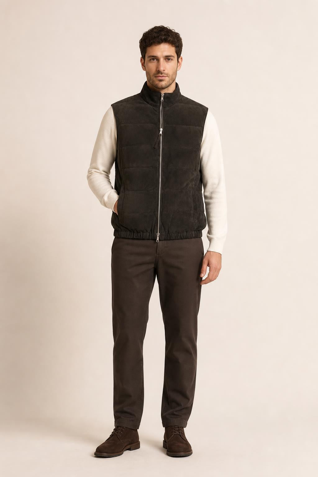 Gilet Rennino Imbottito AT.P.CO. - Grigio Antracite