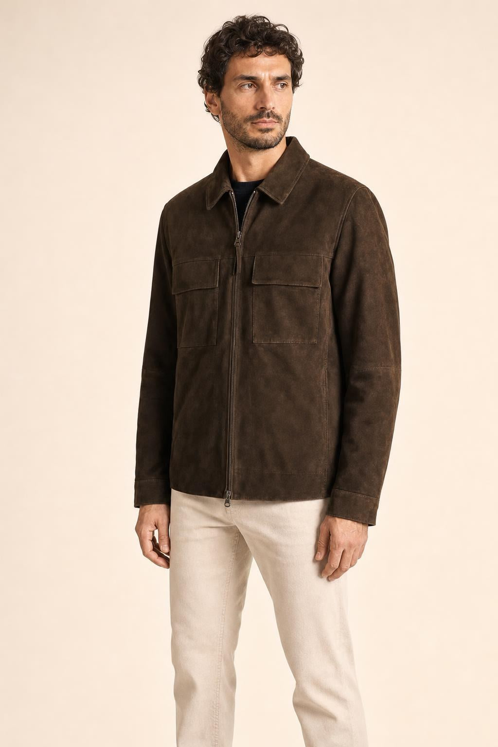 AT.P.CO - GIACCA IN STILE CAMICIA - TESTA DI MORO- UOMO