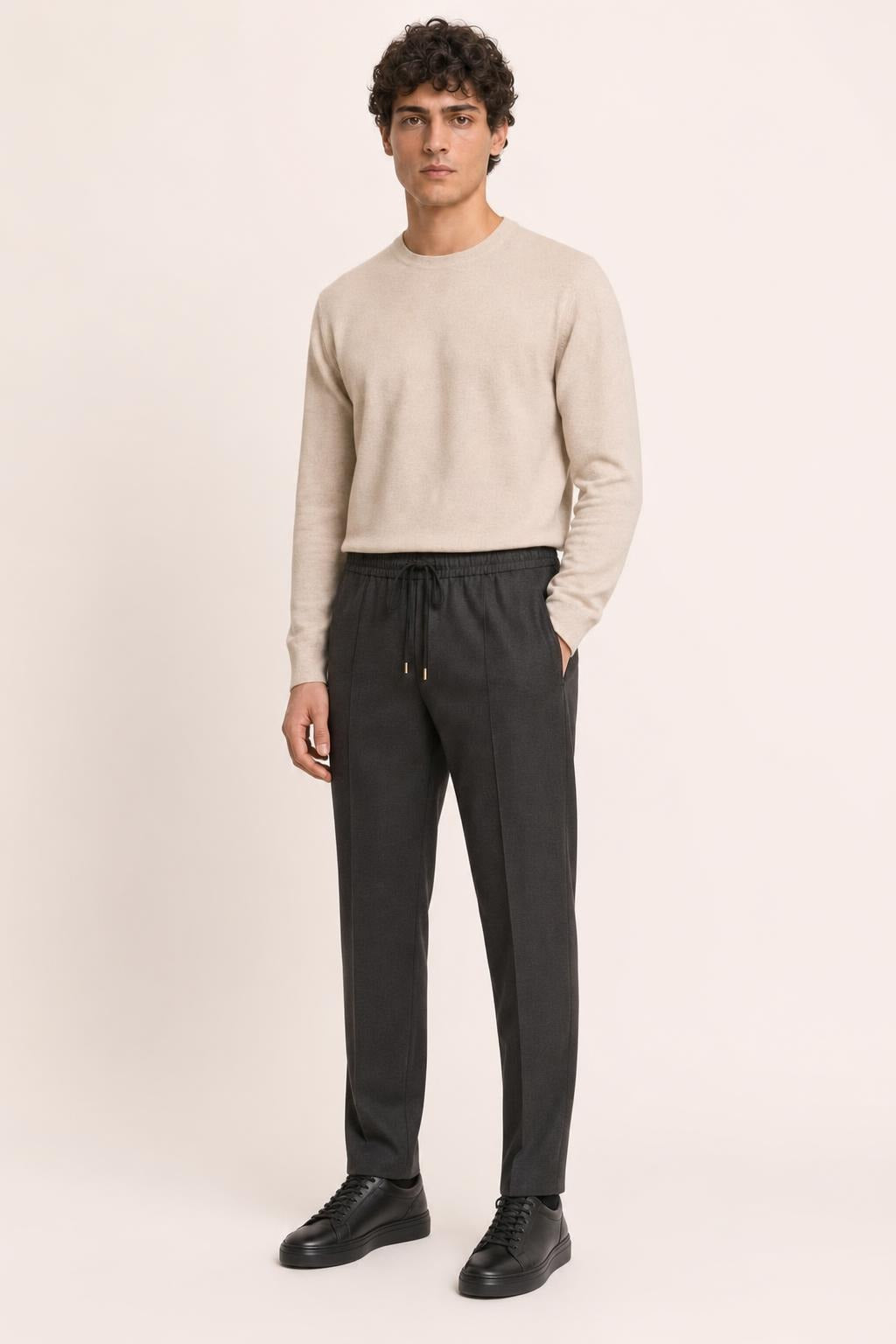 PANTALONI BRIGLIA 1949 WIMBLEDON COTONE - GRIGIO