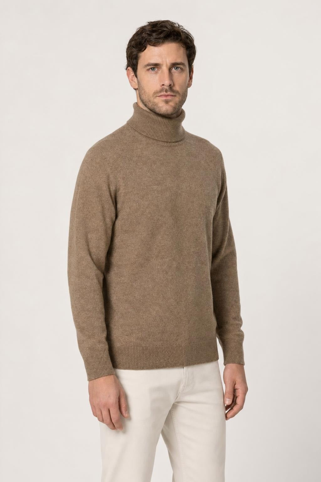 Maglione Dolcevita Diktat Uomo - Tortora
