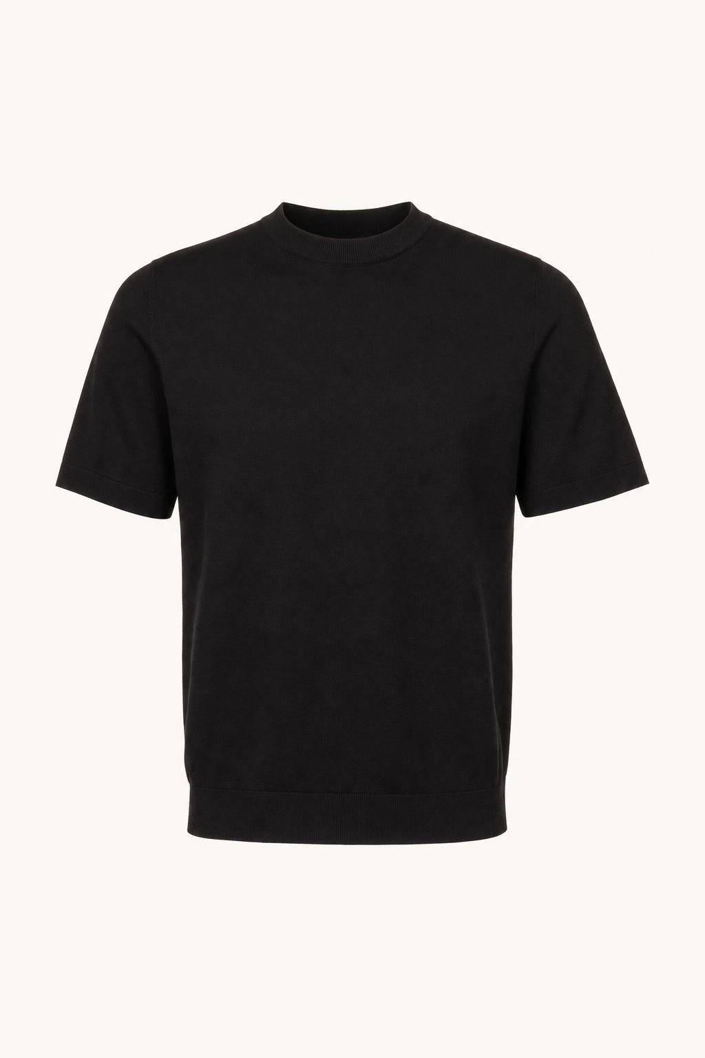 T-shirt Diktat100% MERINOS EXTRAFINE F.18 - Blu Notte