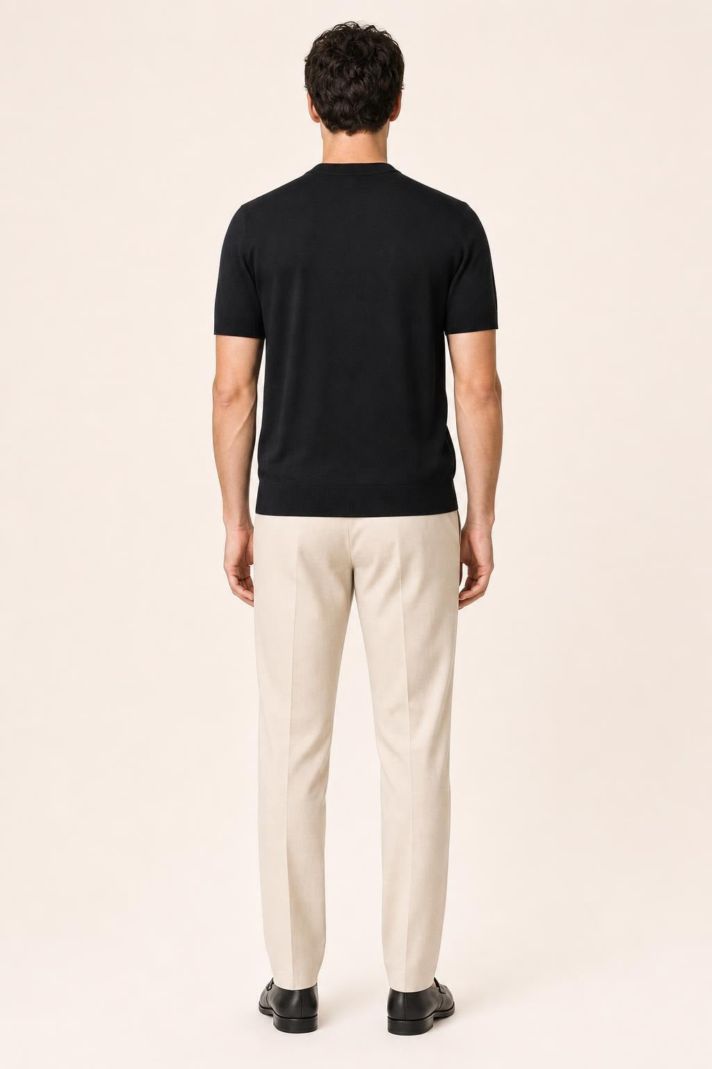 T-shirt Diktat100% MERINOS EXTRAFINE F.18 - Blu Notte