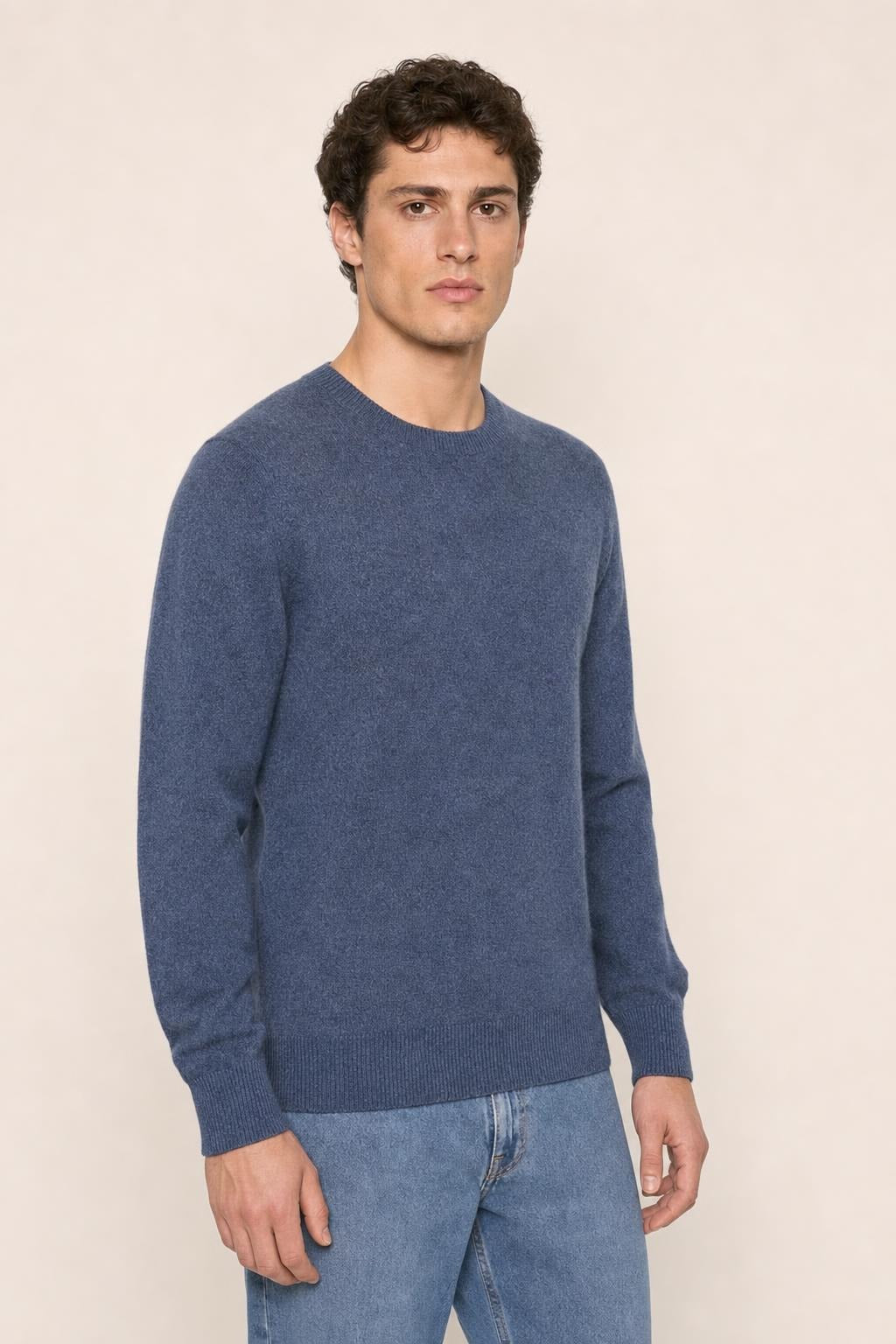 Maglia Diktat Premium Cashmere Blend - Denim
