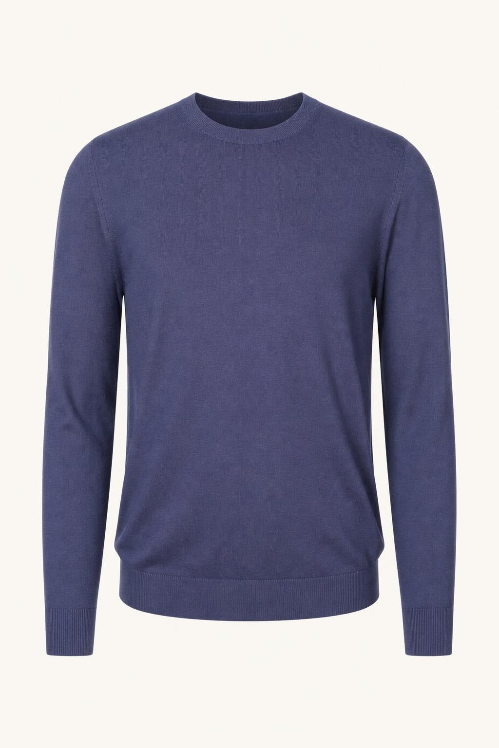 Maglia Diktat Lana e Viscosa - Denim